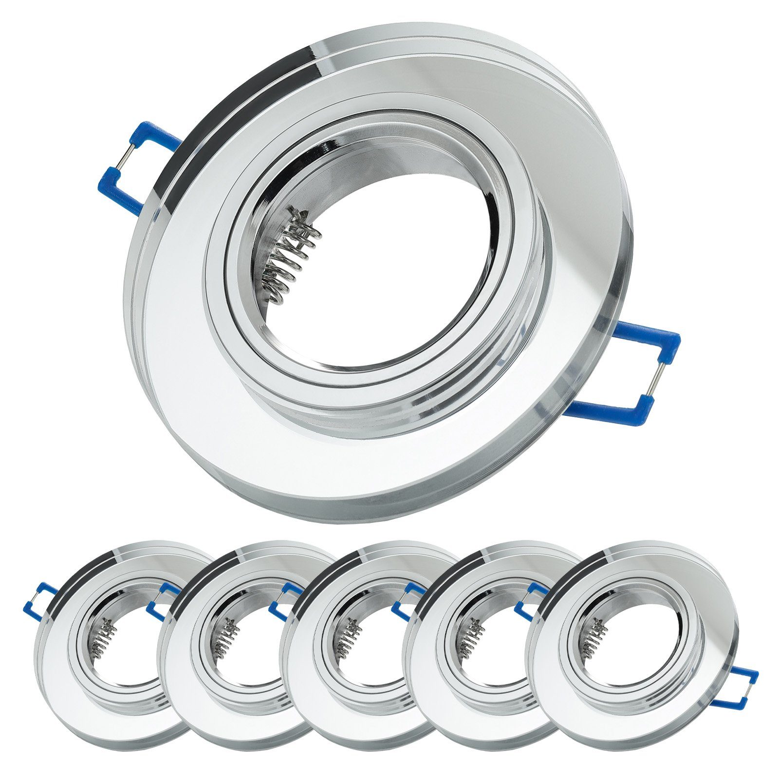 Sweet LED Deckenspot 6er Set Glas günstig online kaufen