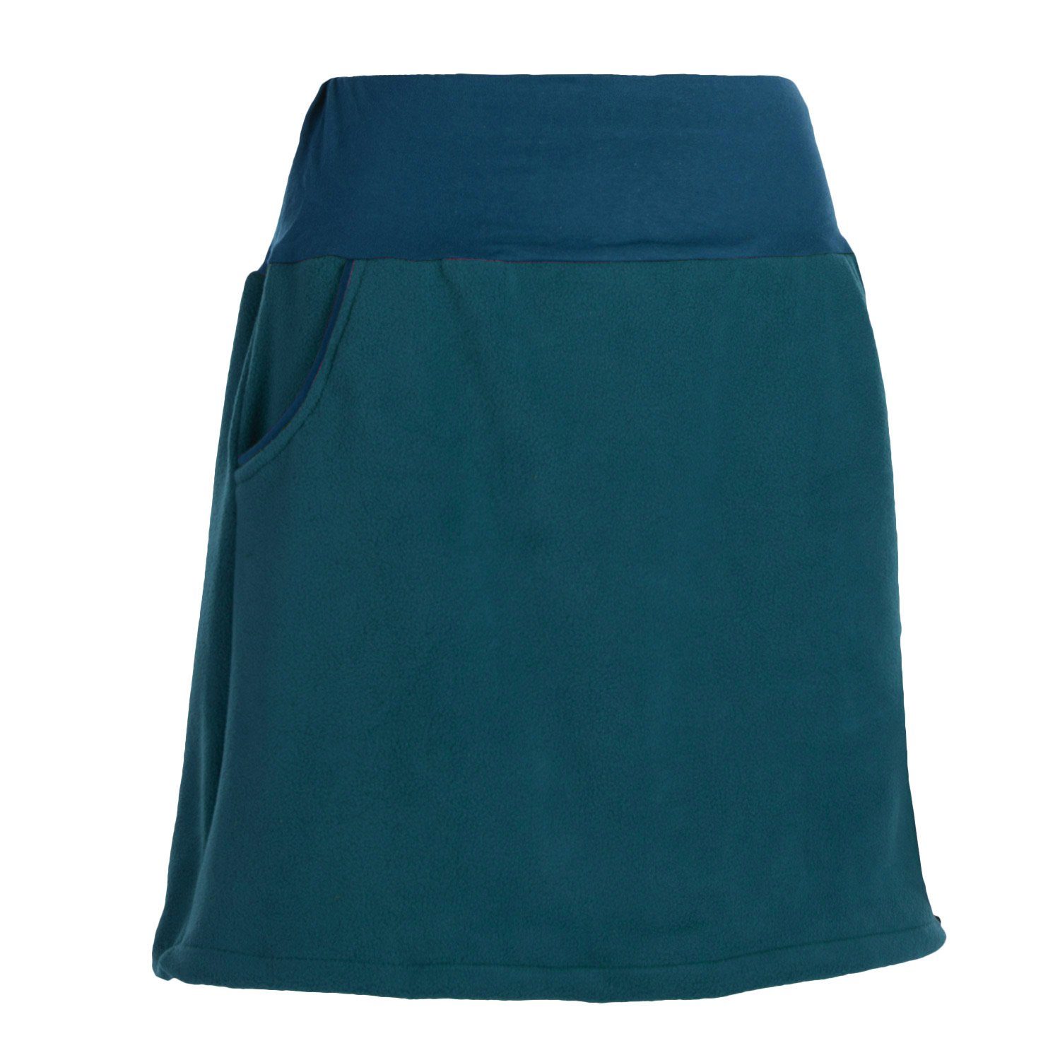 Vishes Minirock Thermorock warmer Damen Winterrock kurz Minirock aus ECO-Fleece Hippei, Retro Style – Bild 5 von 5