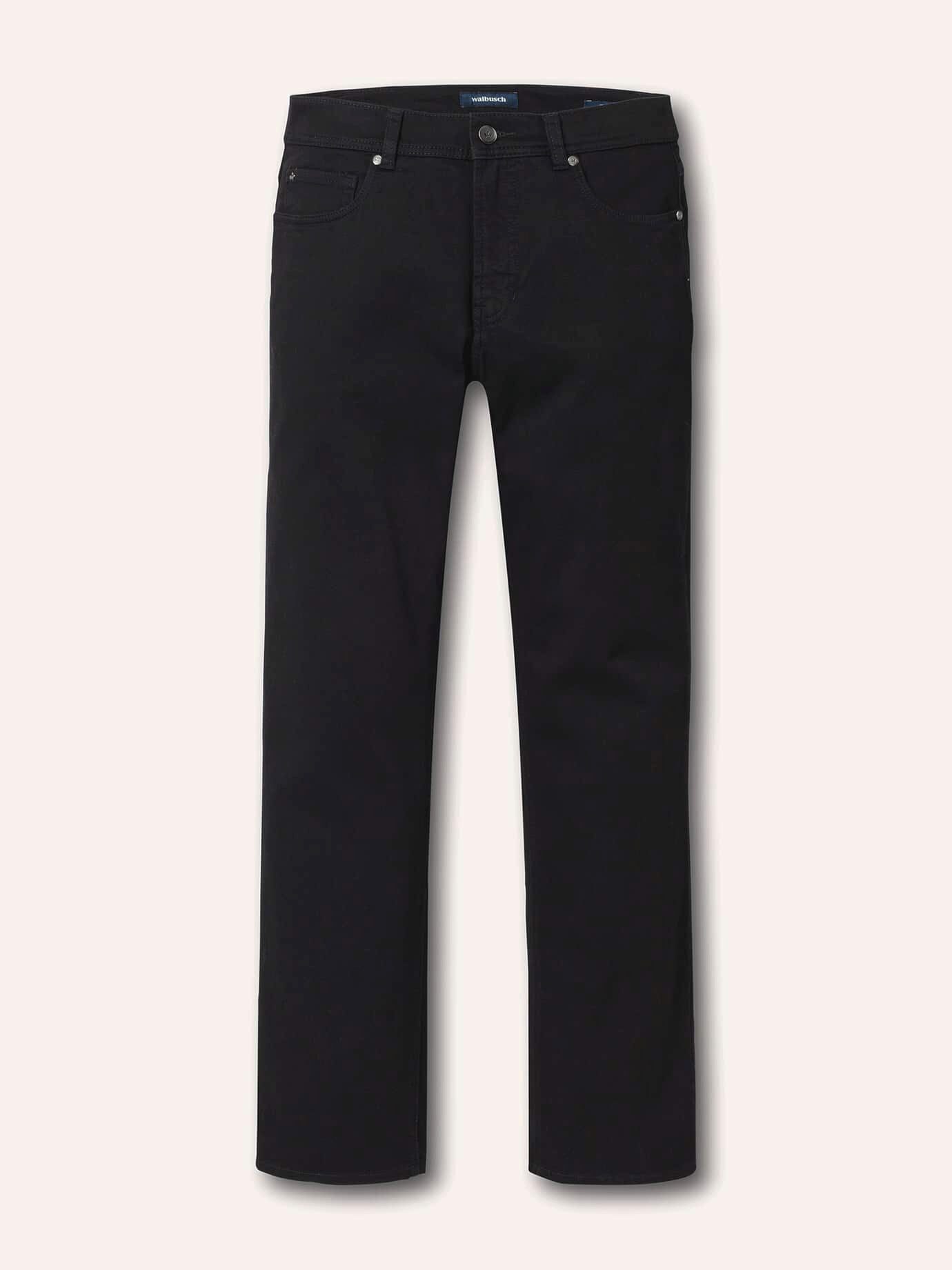 Walbusch 5-Pocket-Jeans Herren Thermo Jeans Five Pocket Regular Fit wärmeisolierend
