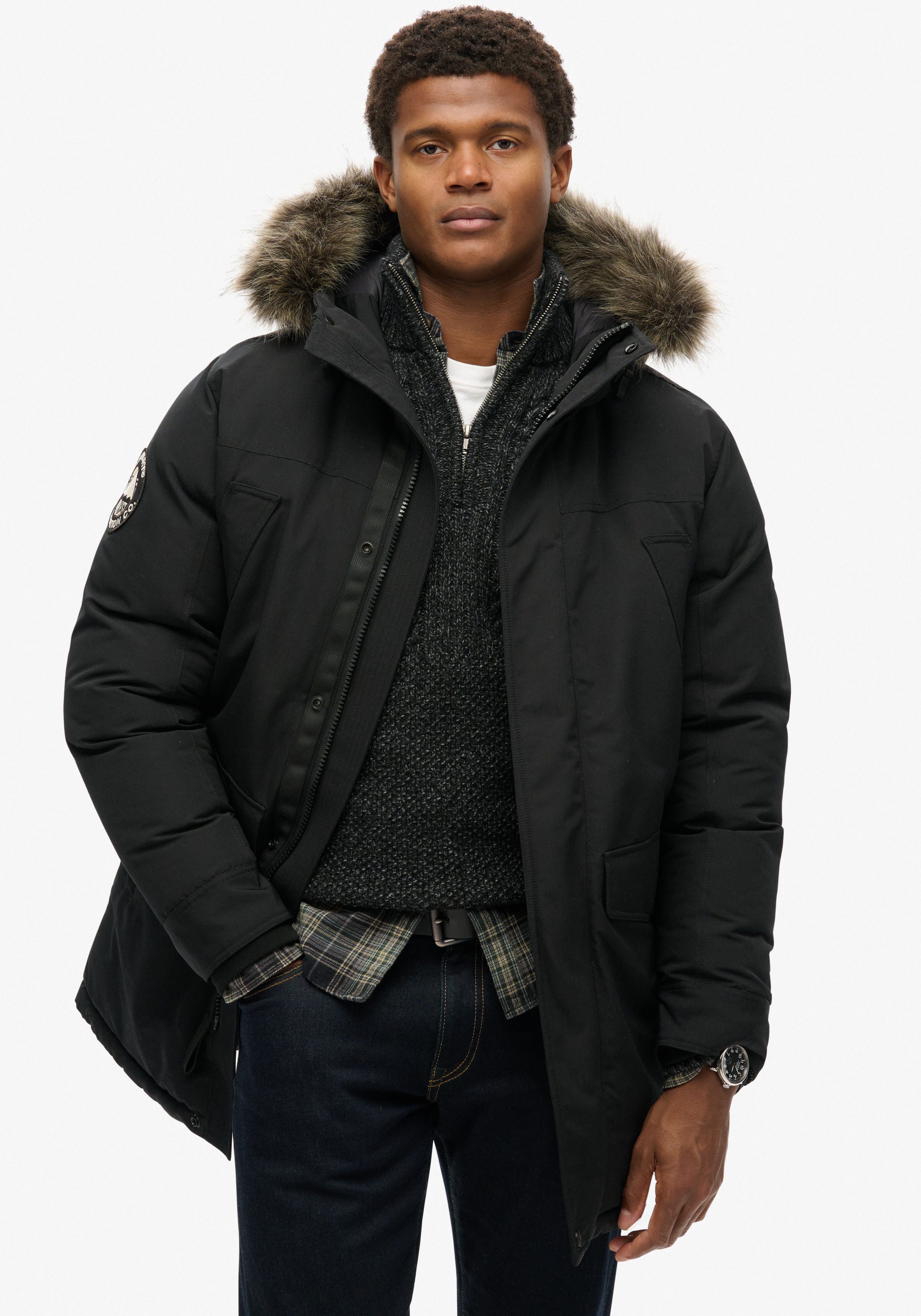 Superdry Parka EVEREST FAUX FUR PARKA JACKET günstig online kaufen