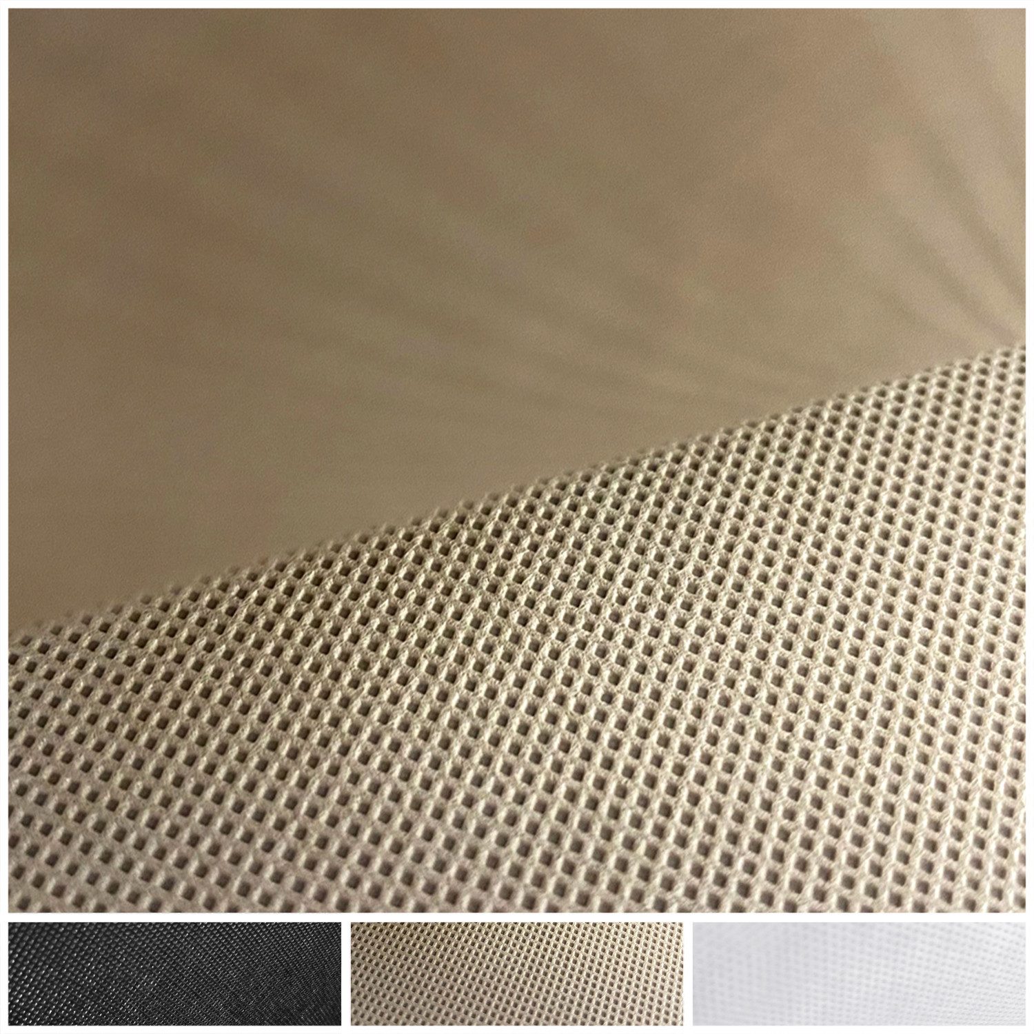 novely® Stoff Viva Vlies Rückseitenvlies Spannvlies Polstervlies Innenbezug, Antibakteriell, Luftdurchlässig, Meterware, 1lfm