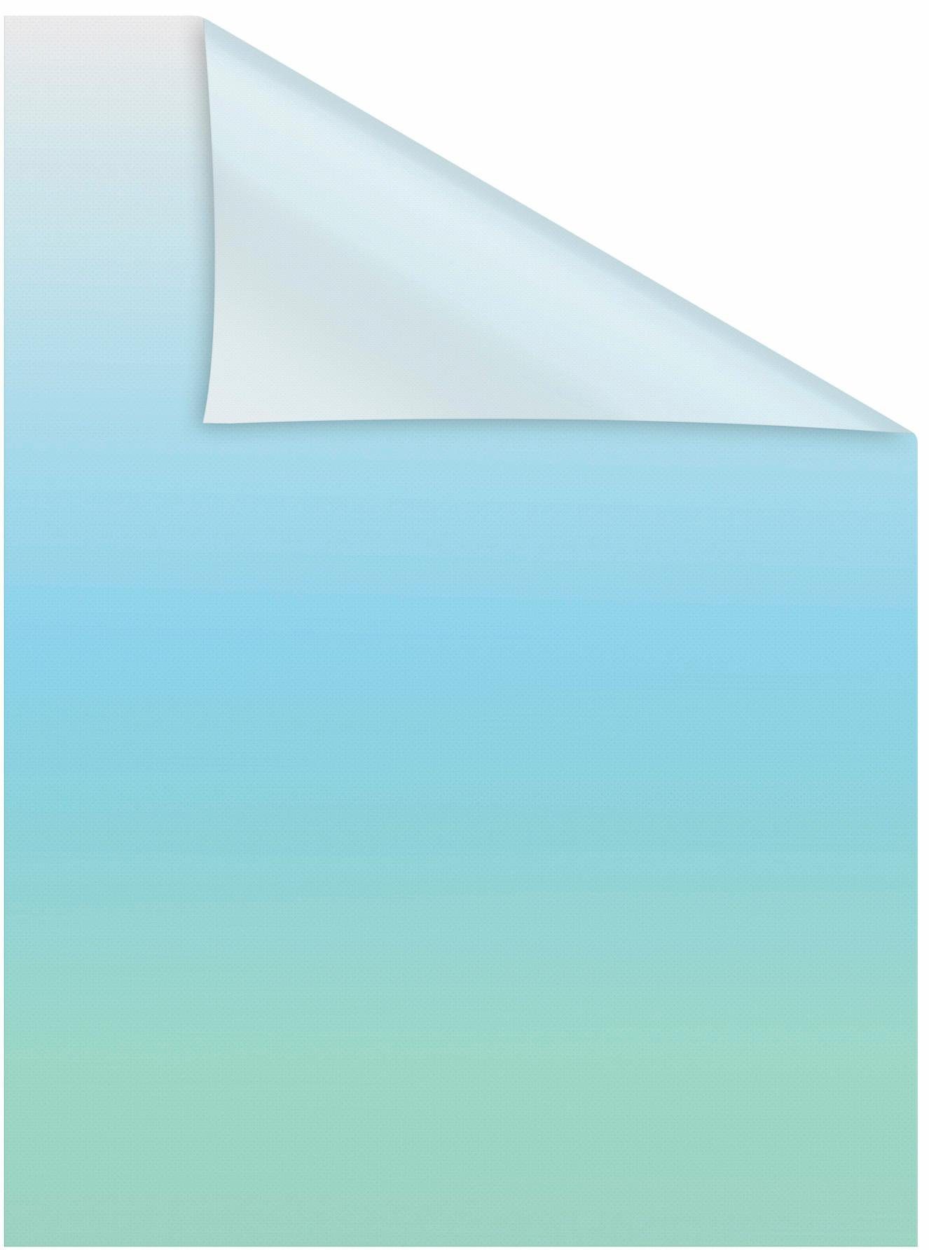 LICHTBLICK ORIGINAL Fensterfolie Ombre Petrol, blickdicht, günstig online kaufen