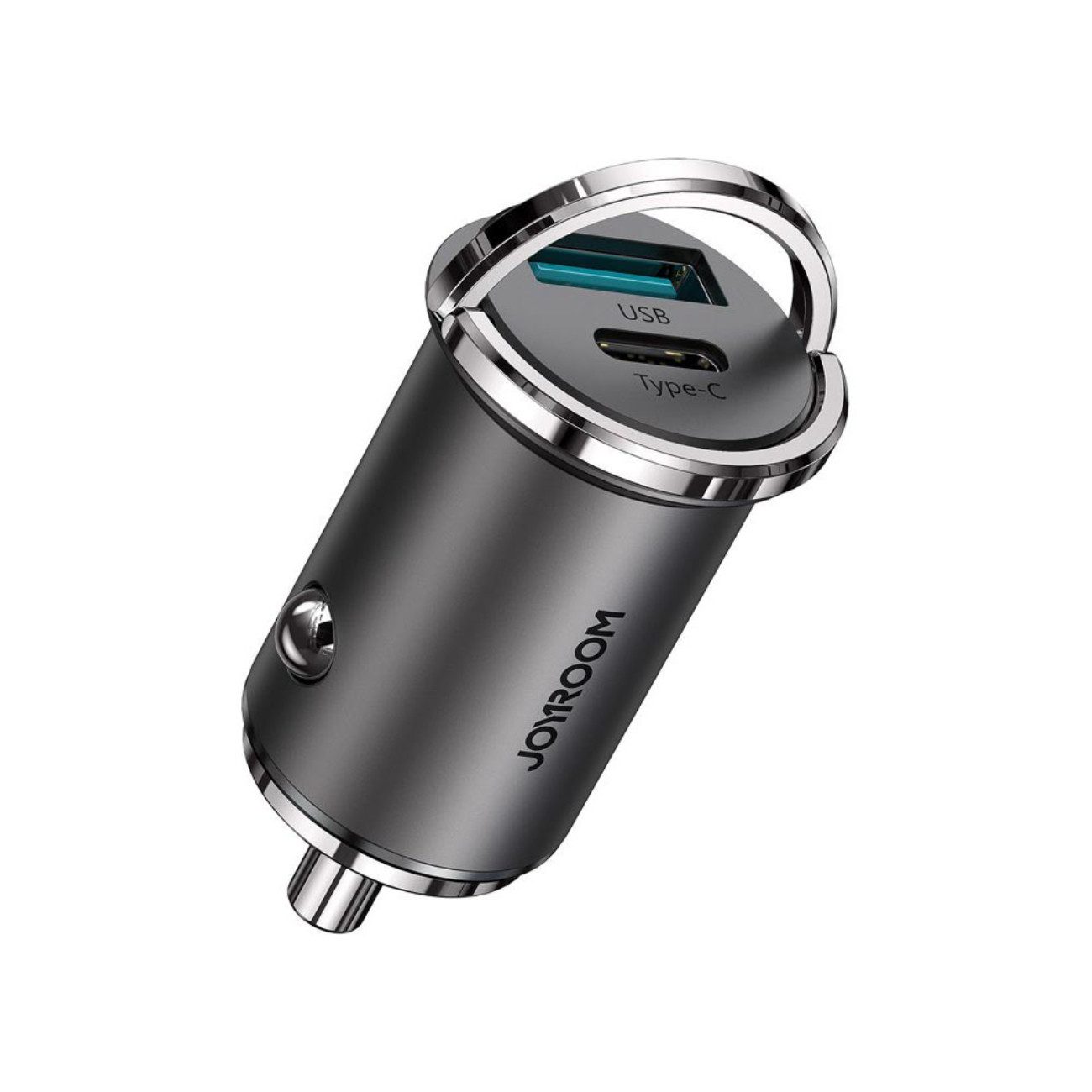 JOYROOM C-A35 KFZ-Adapter Kfz-Zigarettenanzünder zu USB-A, USB-C, 45W Schnellladegerät mit USB-A & USB-C, Ring-Pull-Design