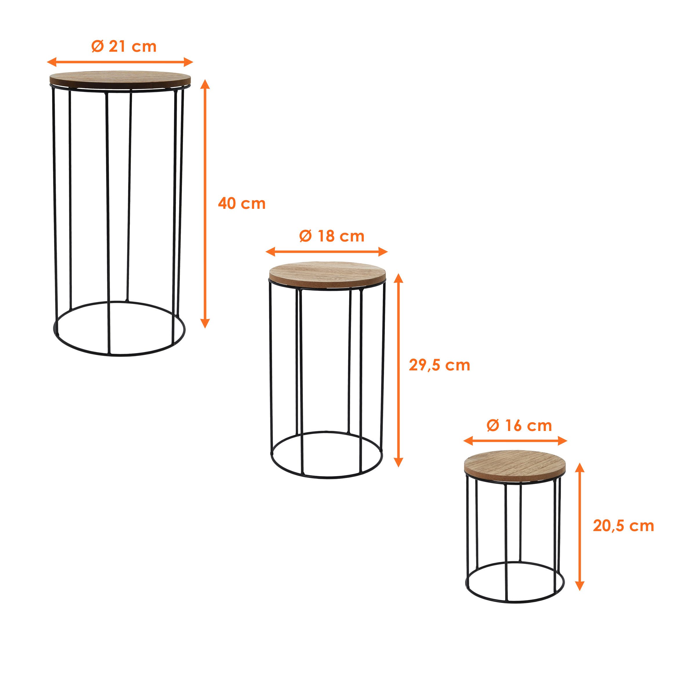 Spetebo Blumenständer Pflanzenhocker in 3 Größen günstig online kaufen