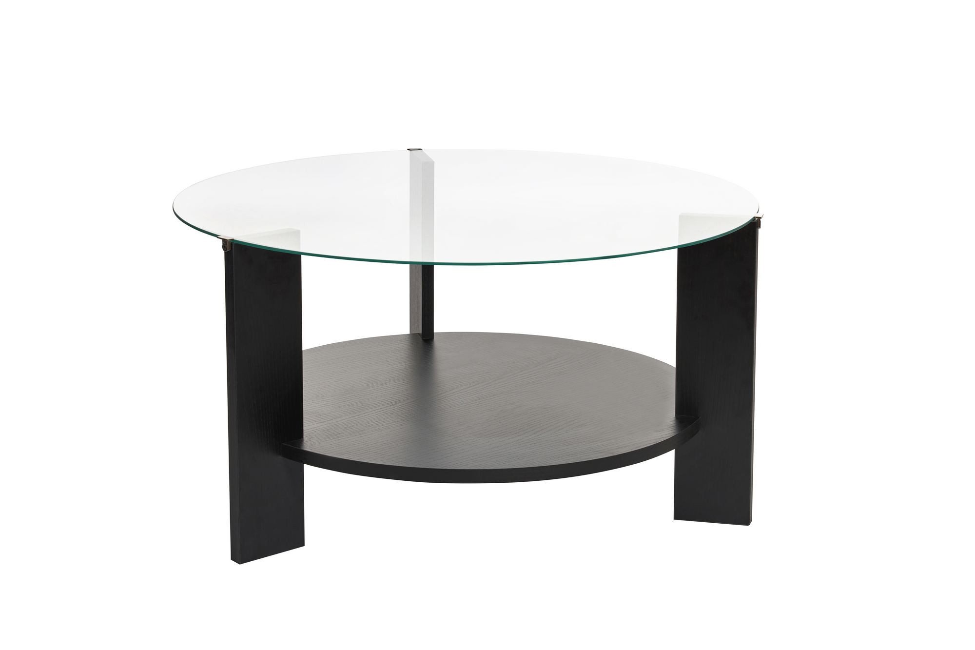 Skye Decor Couchtisch Clara (1 Tisch), Runder Kaffeetisch mit Ablagefläche