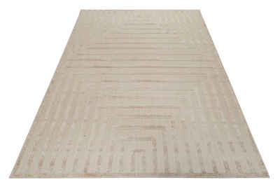 Teppich Carolina, In -und Outdoor geeignet, Esprit, rechteckig, Höhe: 6 mm, mit Hoch-Tief-Effekt, modern, robust, pflegeleicht, Außenbereich