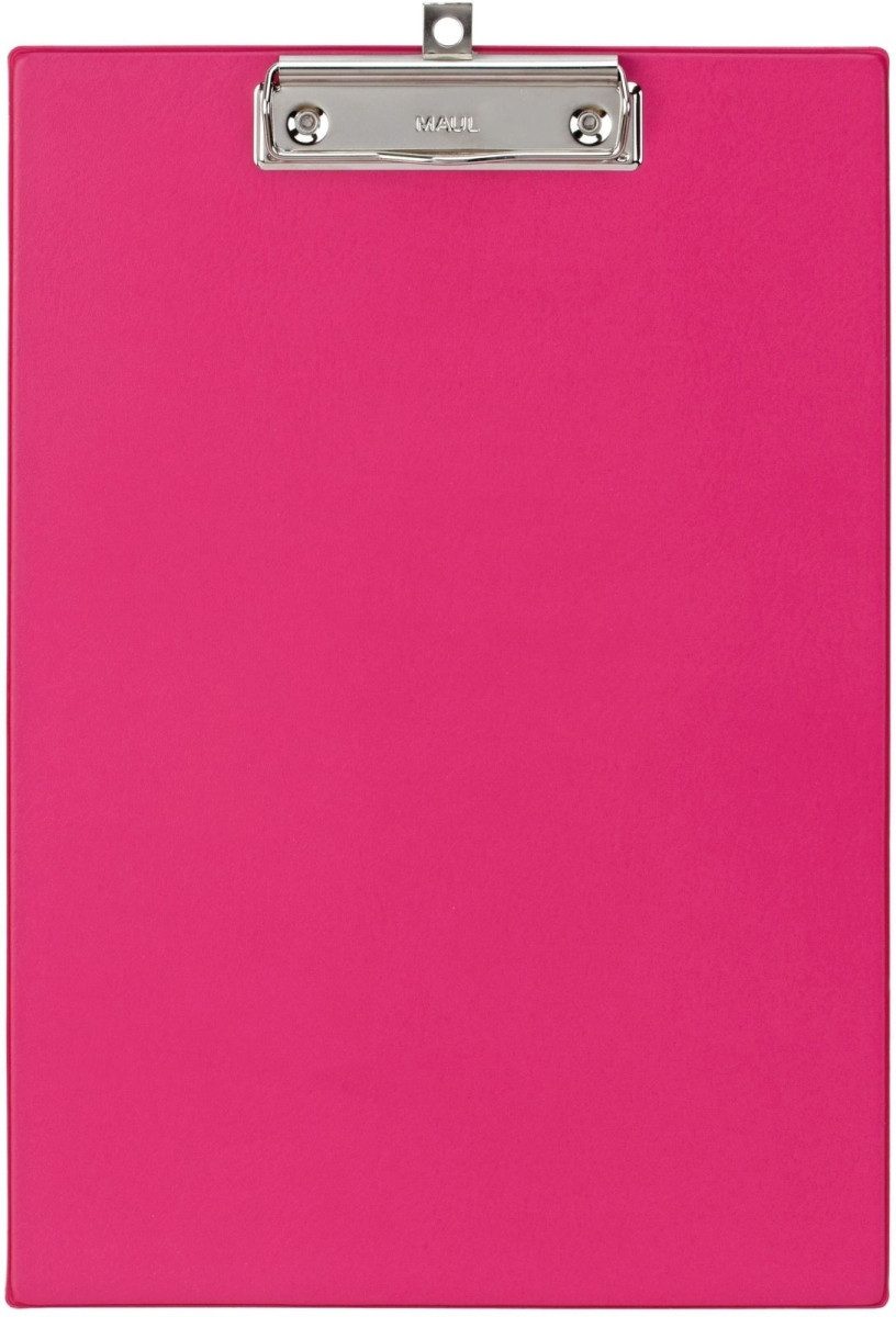 Schreibmappe Schreibplatte mit Folienüberzug A4 hoch pink.