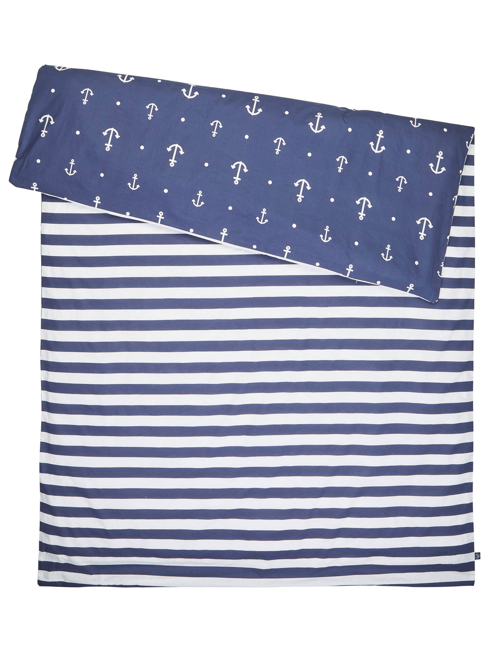 Schietwetter Bettwäsche Bettwäsche "Anker & Streifen" günstig online kaufen