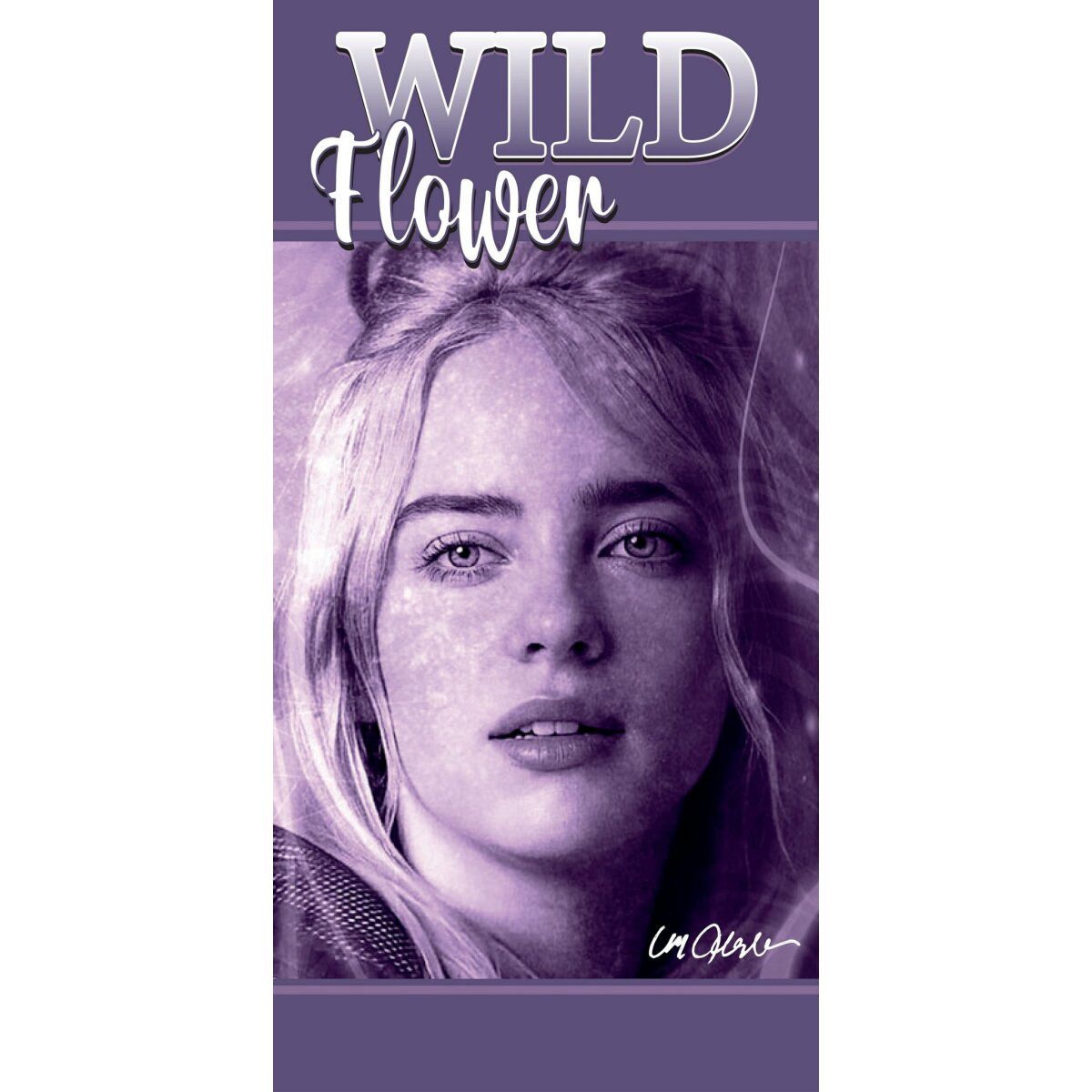BILLIE EILISH Badetücher Billie Eilish Badetuch 70x140cm Wild Flower Strand günstig online kaufen