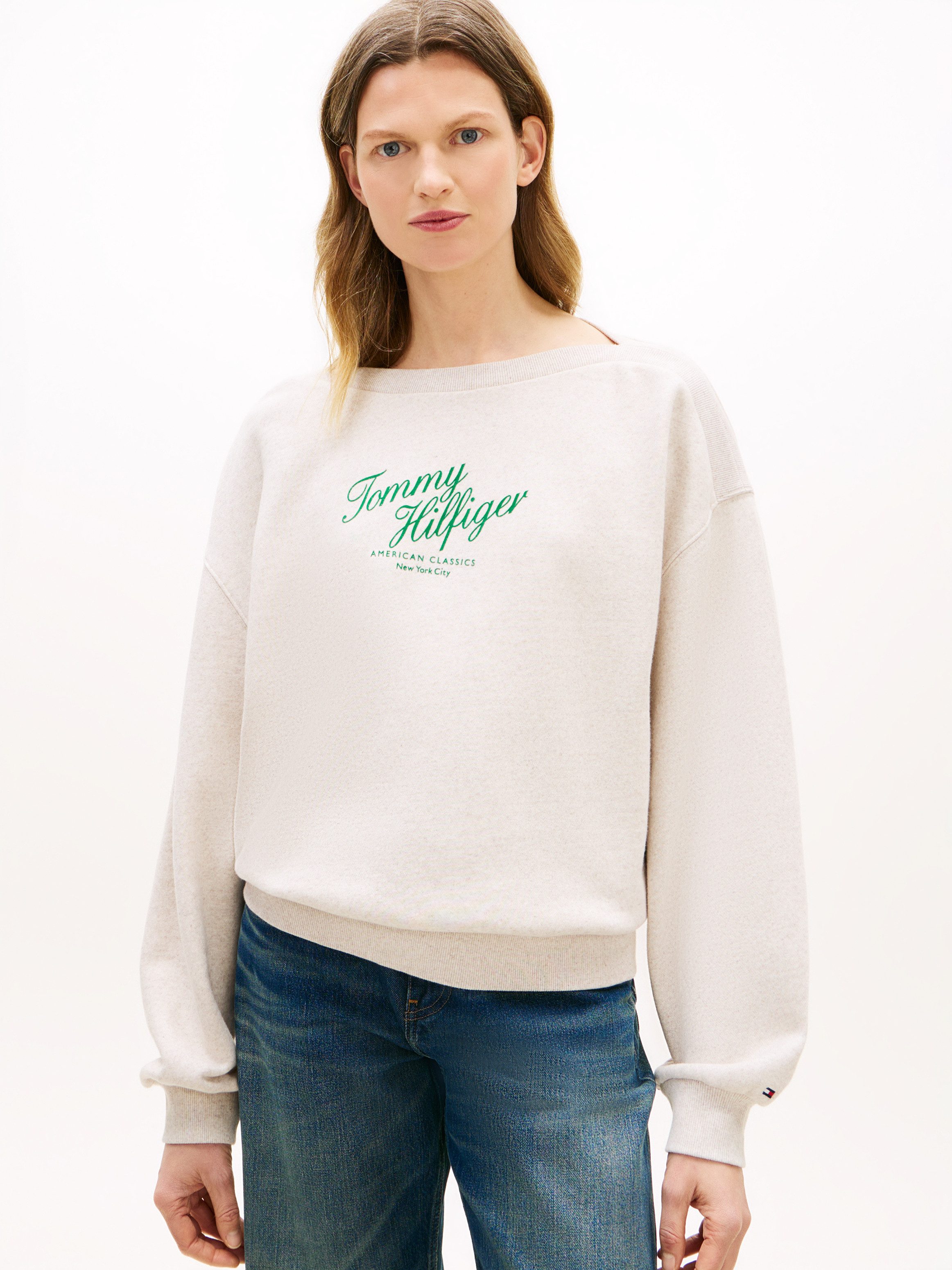 Sweatshirt MODERN SCRIPT TERRY SWEATSHIRT