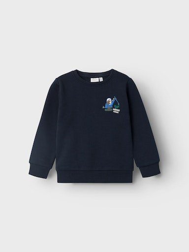 Name It Sweatshirt NMMLEI SWE BRU PB Dark Sapphire | Sweatshirts