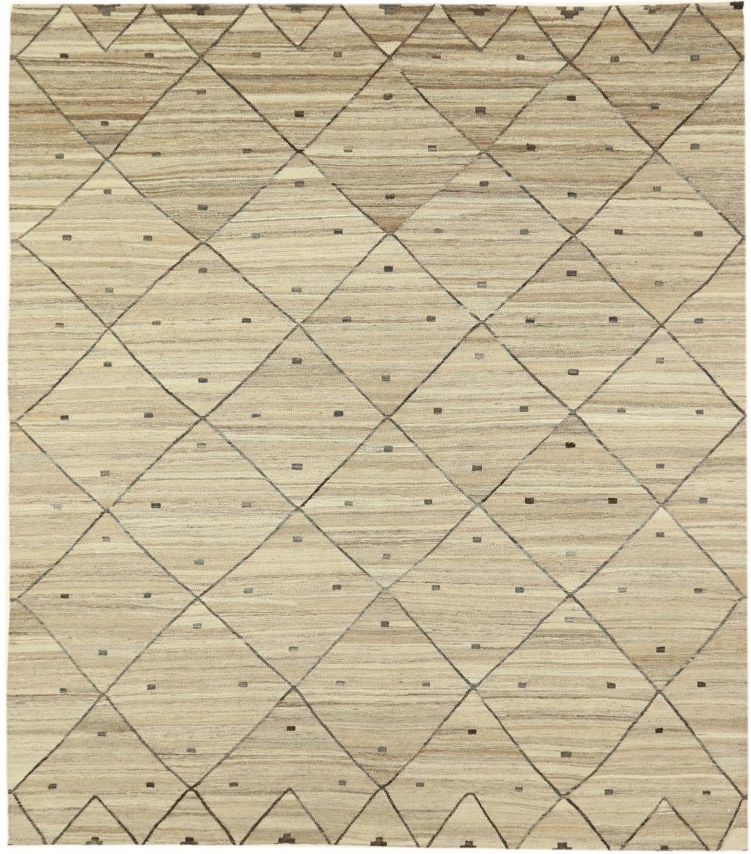 Orientteppich Kelim Berber Design 258x295 Handgewebter Moderner Orientteppich, Nain Trading, rechteckig, Höhe: 3 mm