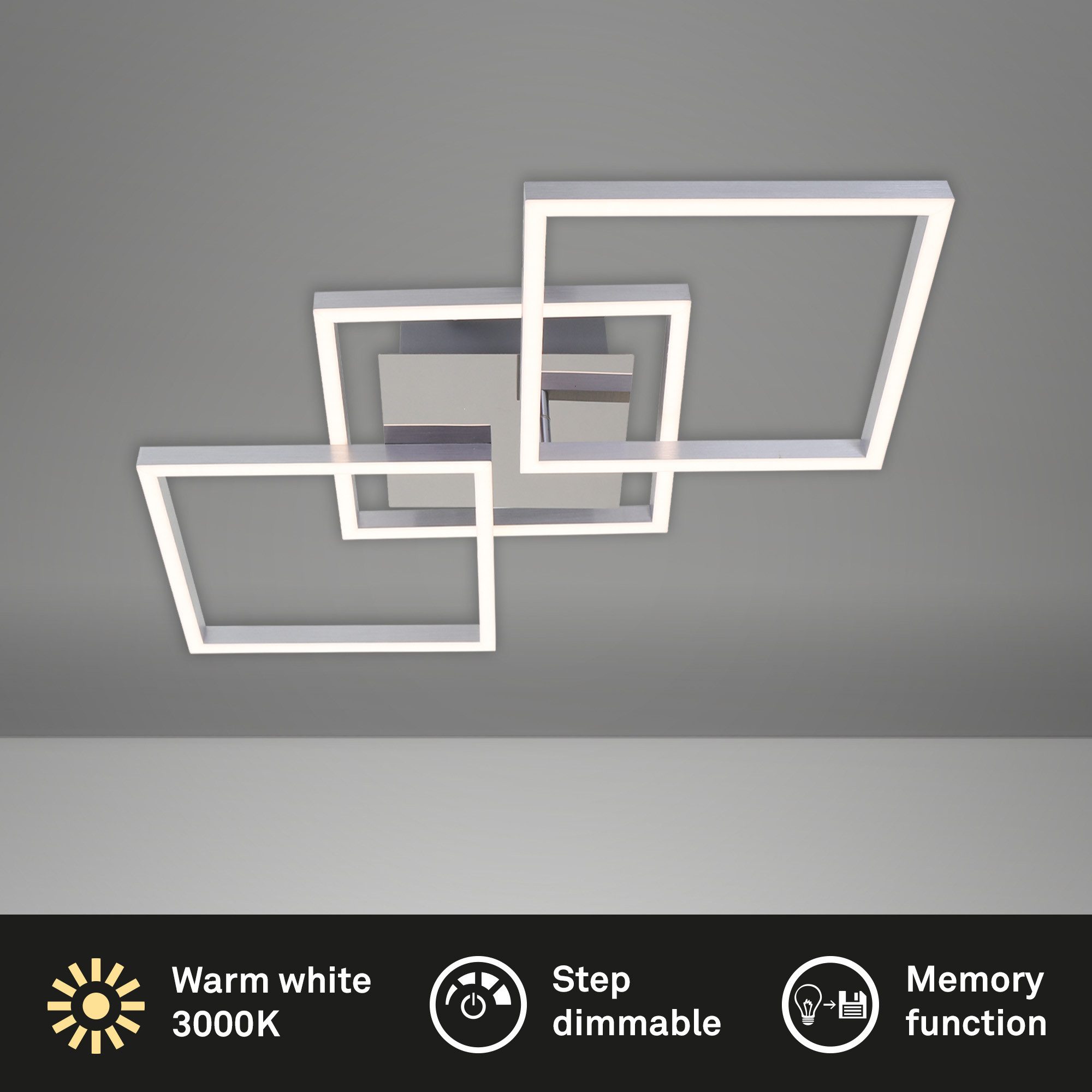 Deckenleuchte LED Deckenlampe Extra-Warmweiß Wohnzimmer Schlafzimmer