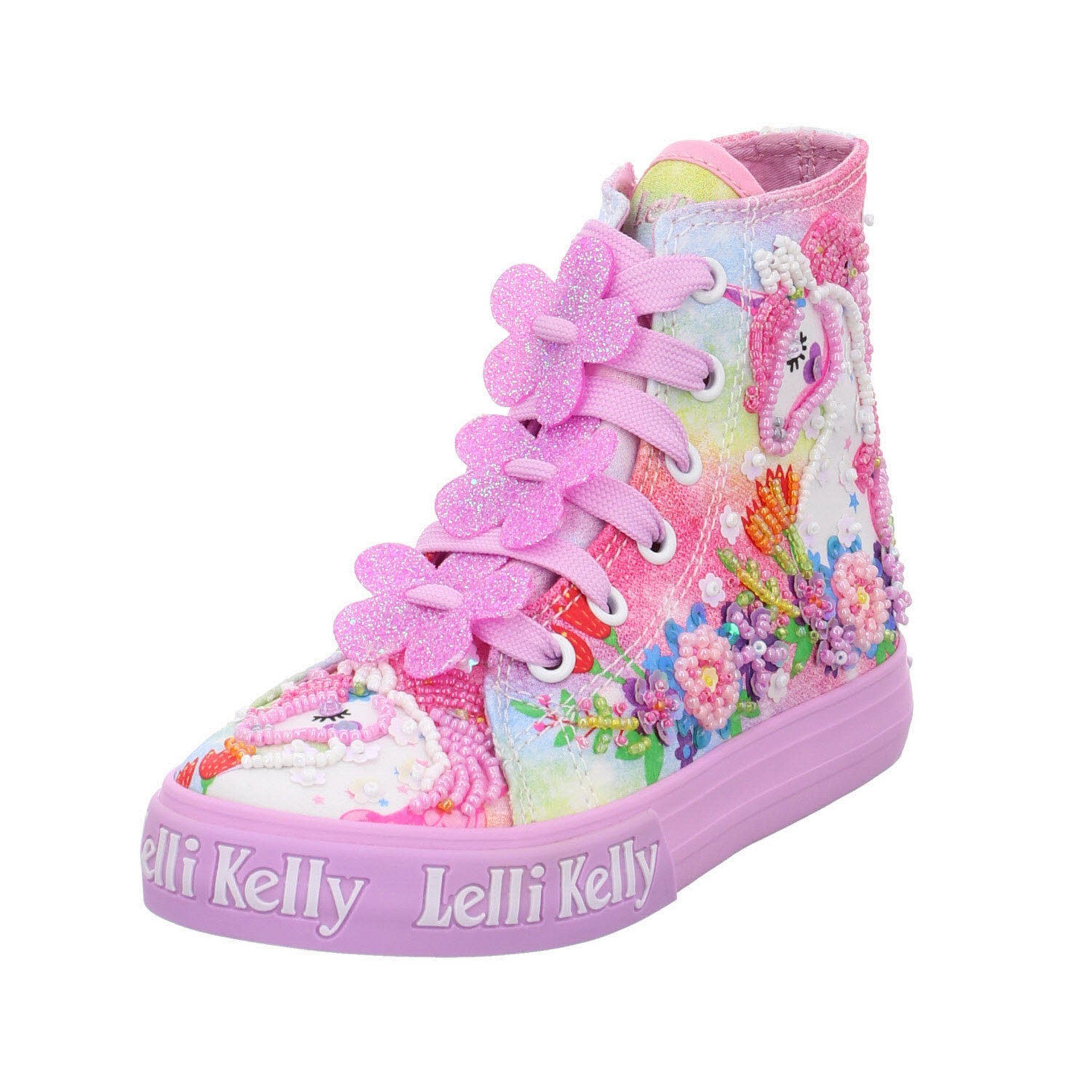 Lelli Kelly Mädchen Sneaker Schuhe Unicorn Sneaker Stiefelette Textil rot+lila sonst Kombi