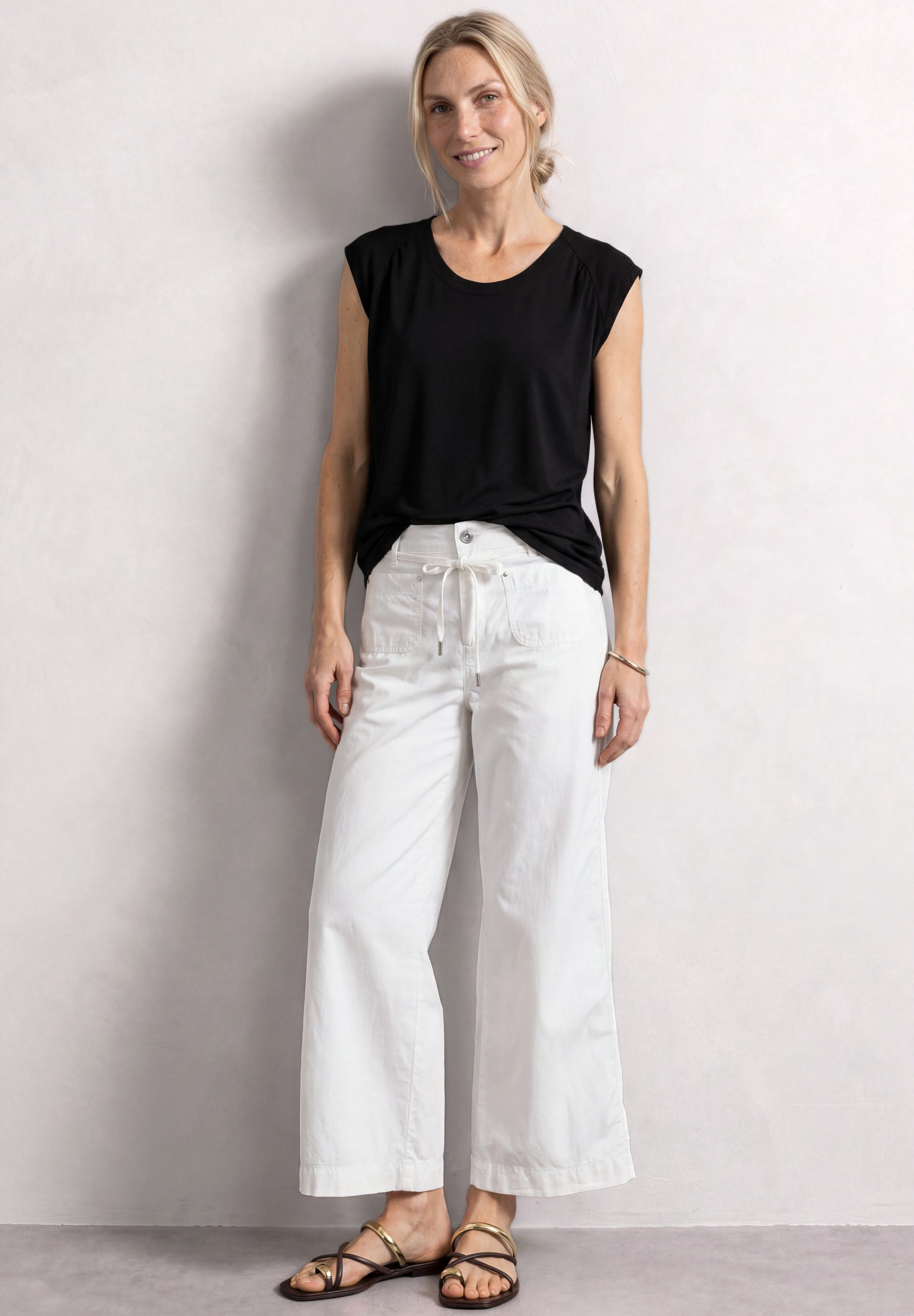 STREET ONE Shirttop aus stretchigem Viskosematerial