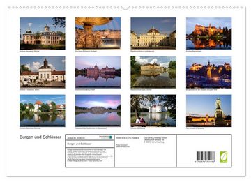 CALVENDO Wandkalender Burgen und Schlösser (Premium, hochwertiger DIN A2 Wandkalender 2023, Kunstdruck in Hochglanz)