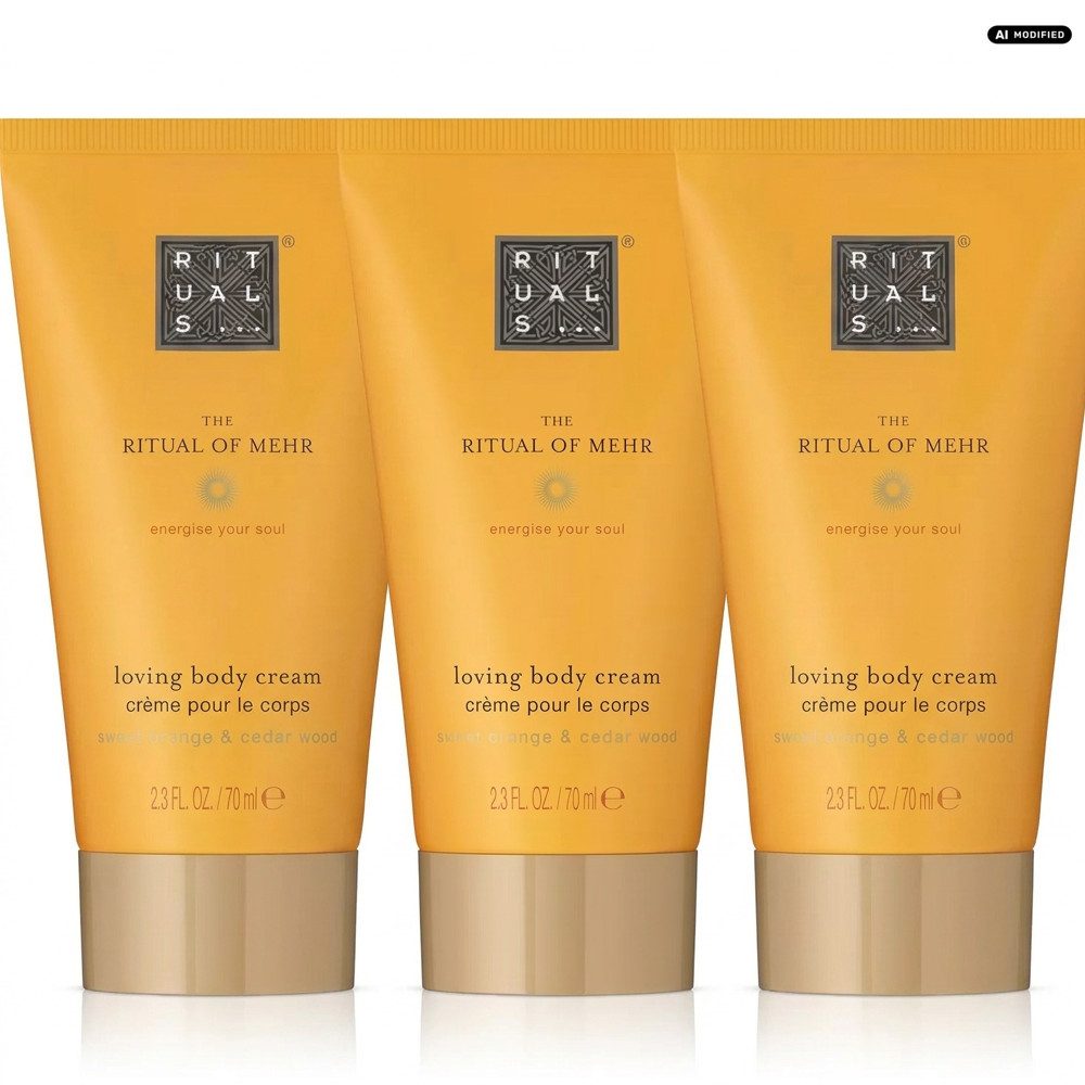 Rituals Körpercreme Rituals The Ritual Of Mehr Body Cream 3er Set, 1-tlg., Vorteilspack mit nährender Körpercreme