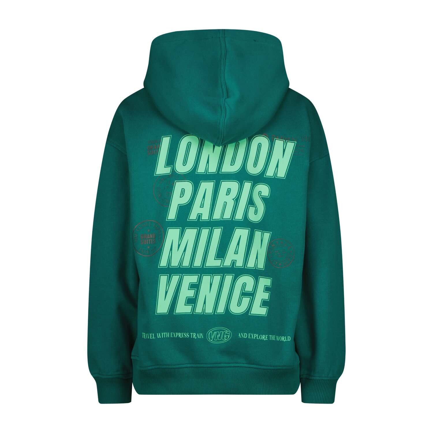 Vingino Hoodie Hoodie mit Kapuze und Rückenprint aus Baumwolle