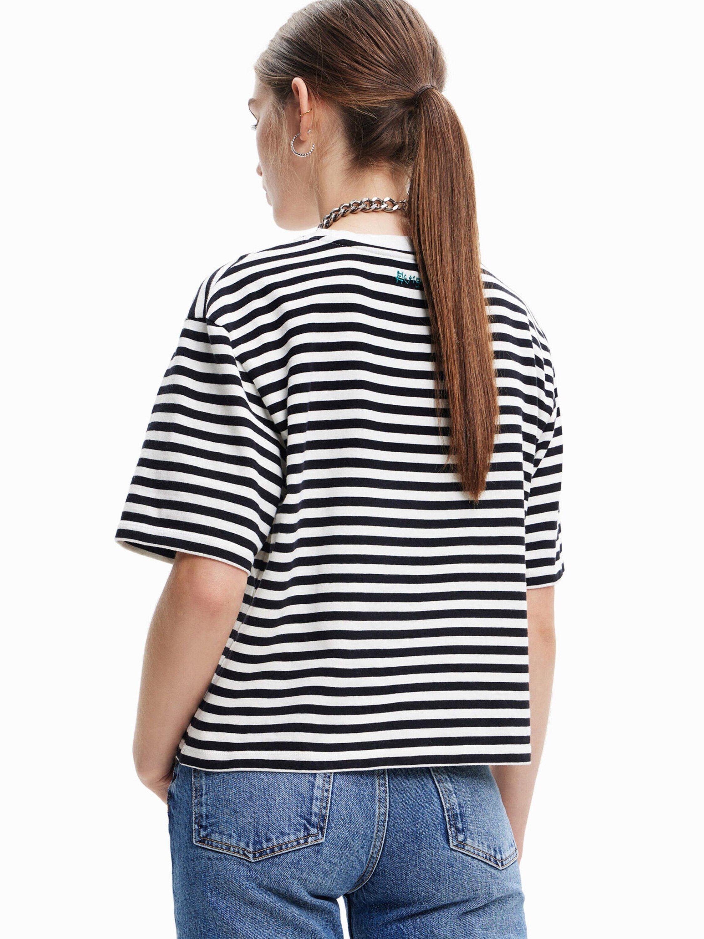 Desigual T-Shirt ROS (1-tlg) Pailletten