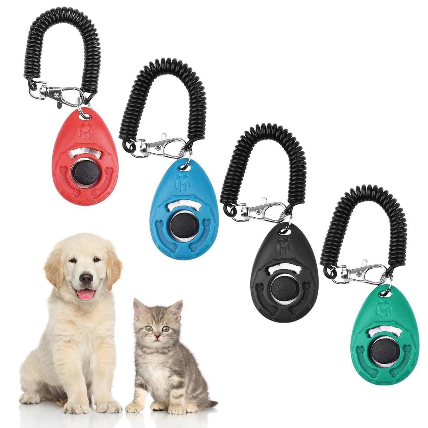 LuxusKollektion Klicker Clickertraining Set 4 Stck Hunde/Katzen