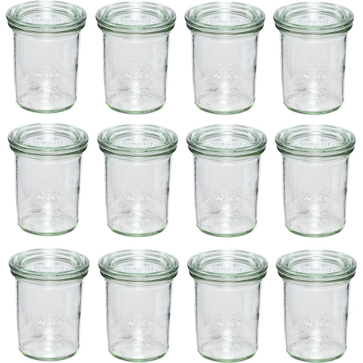 WECK Karaffe Sturzform-Glas 160ml 12er Pack