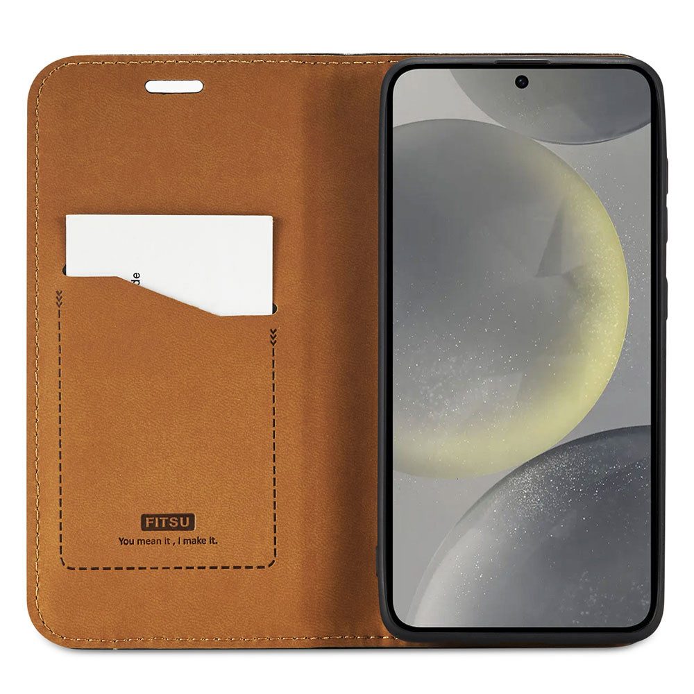 FITSU Handyhülle Handyhülle für Samsung Galaxy S24 Hülle, Handytasche 6,2 Zoll, Flipcase für Samsung S24 Schutzhülle, Handy Tasche mit Kartenfach