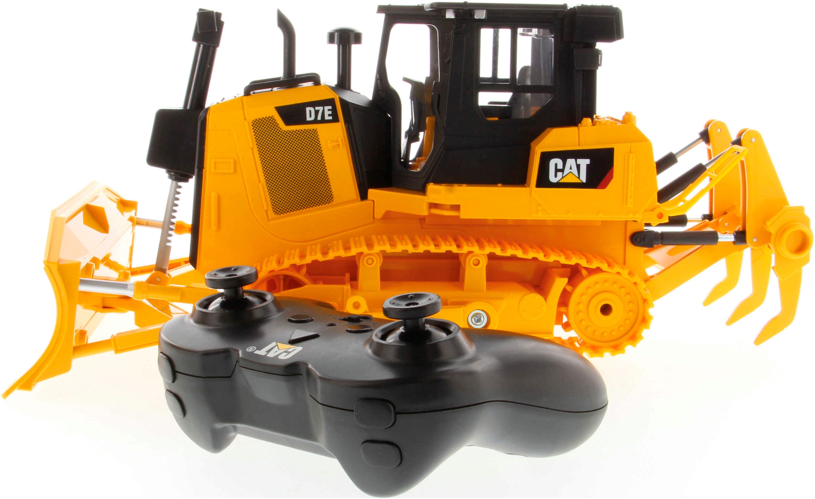 Carrera® RC-Bagger CAT D7E Bulldozer, mit Licht- und Soundfunktion