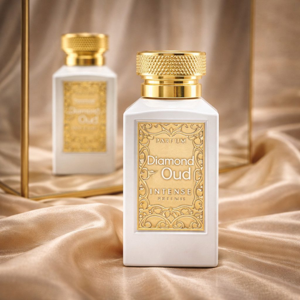 Attar & Co London Eau de Parfum Diamond Oud Classic & Intense Unisex, Orientalisch-Holzig 100 ml, 1-tlg., Hergestellt in England, Bergamotte, Zedernholz, Patchouli-Essenz