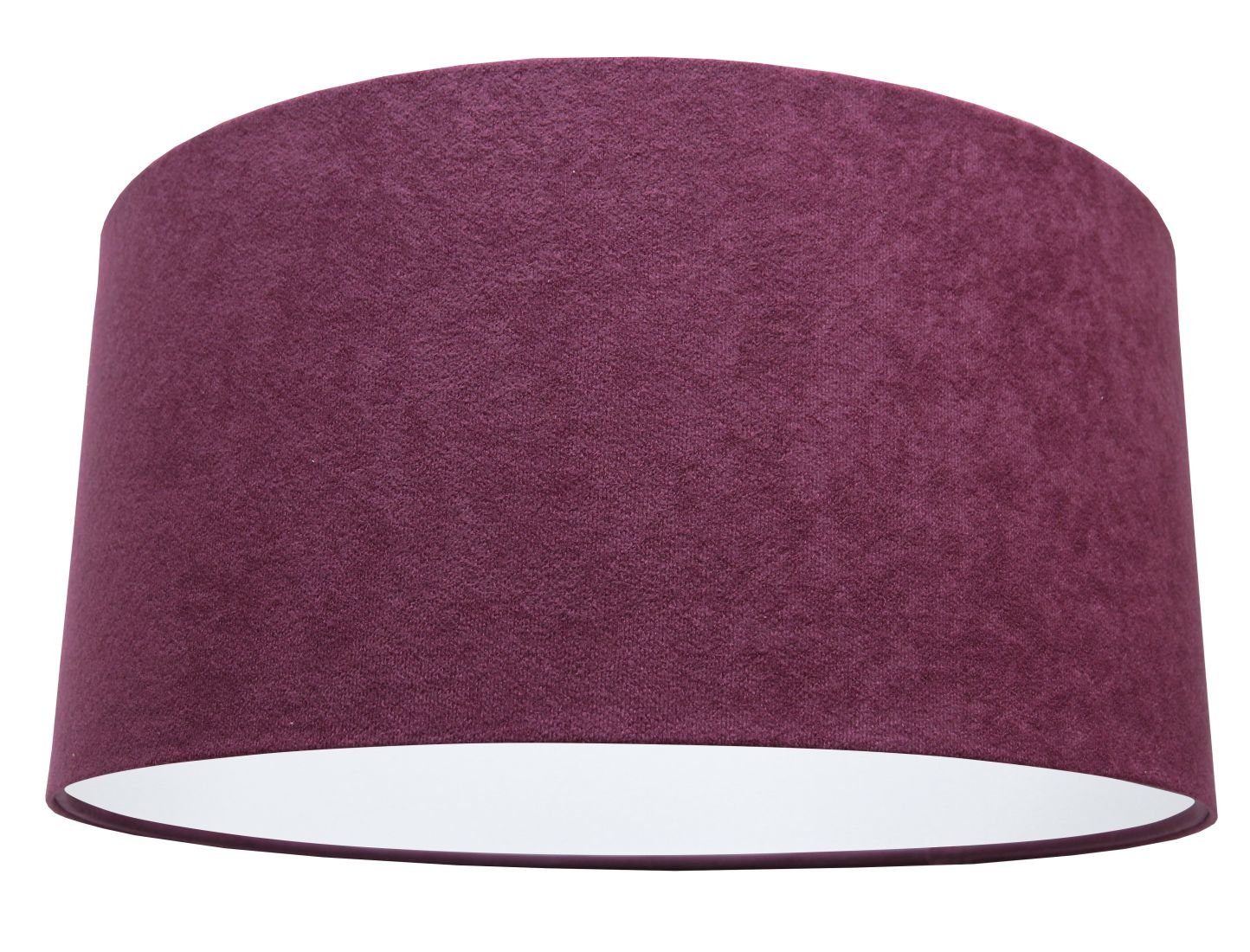 Licht-Erlebnisse Pendelleuchte AIMEE, ohne Луковицы, Pendelleuchte Stoff Schirm Beere Velours Optik Schlafzimmer
