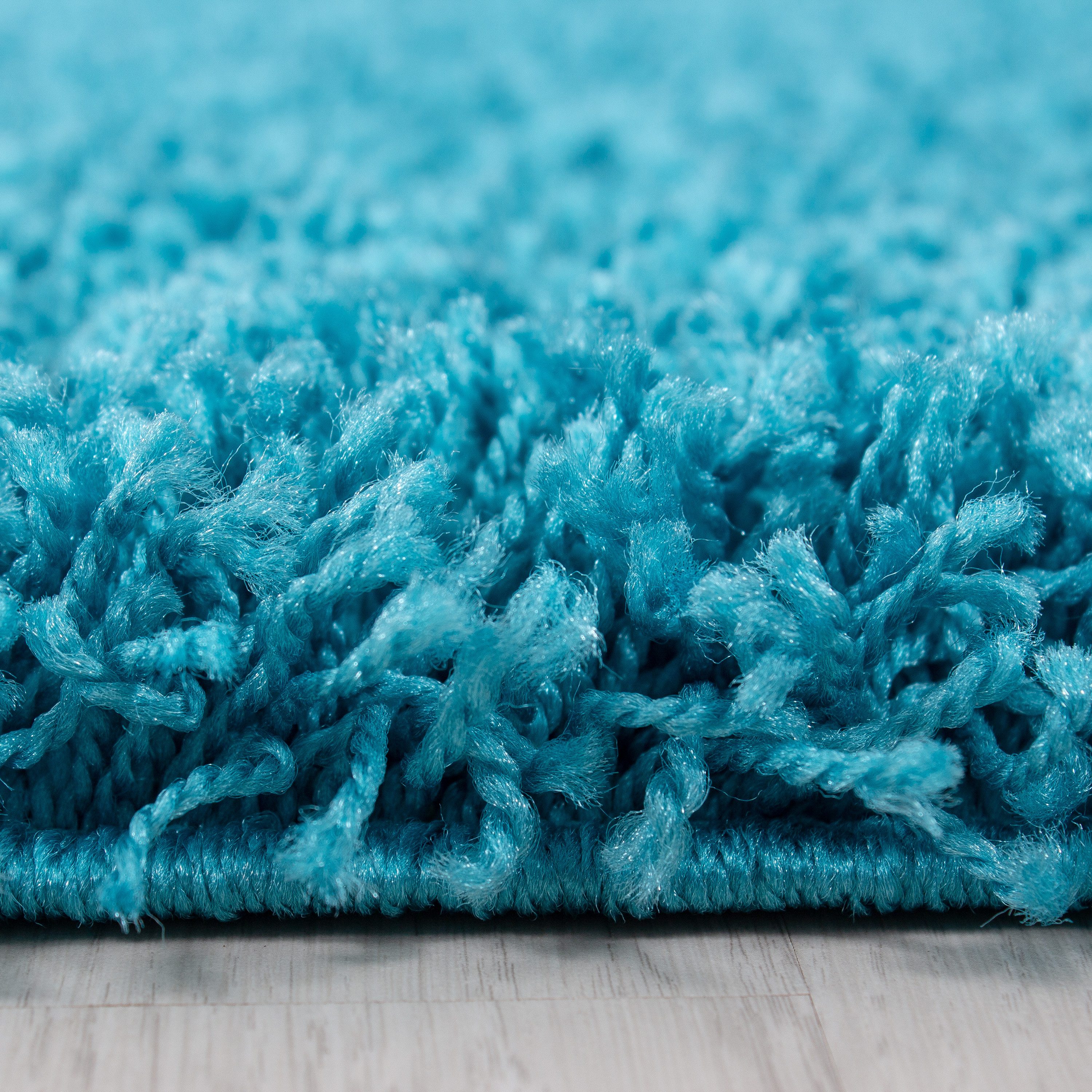 Carpettex Hochflor-Bettumrandung Unicolor - Einfarbig, Höhe günstig online kaufen