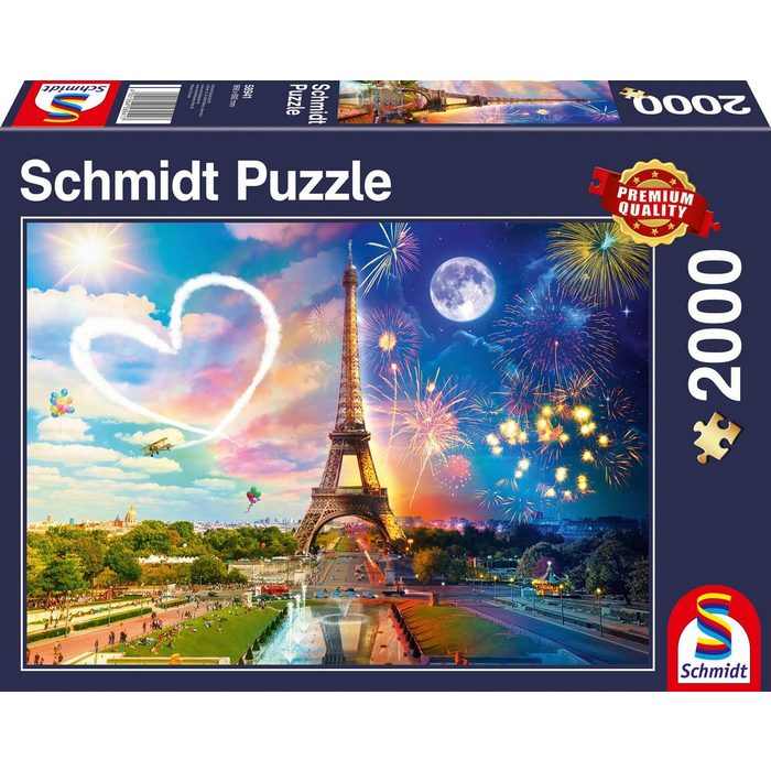 Schmidt Spiele Puzzle »Paris Tag und Nacht« 2000 Puzzleteile