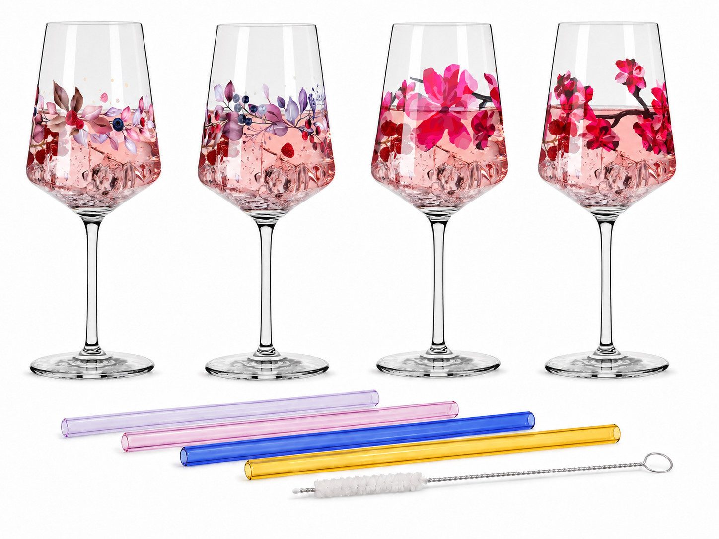 Ritzenhoff Gläser-Set Sommersonett Set 5tlg Bundle 03, Kristallglas