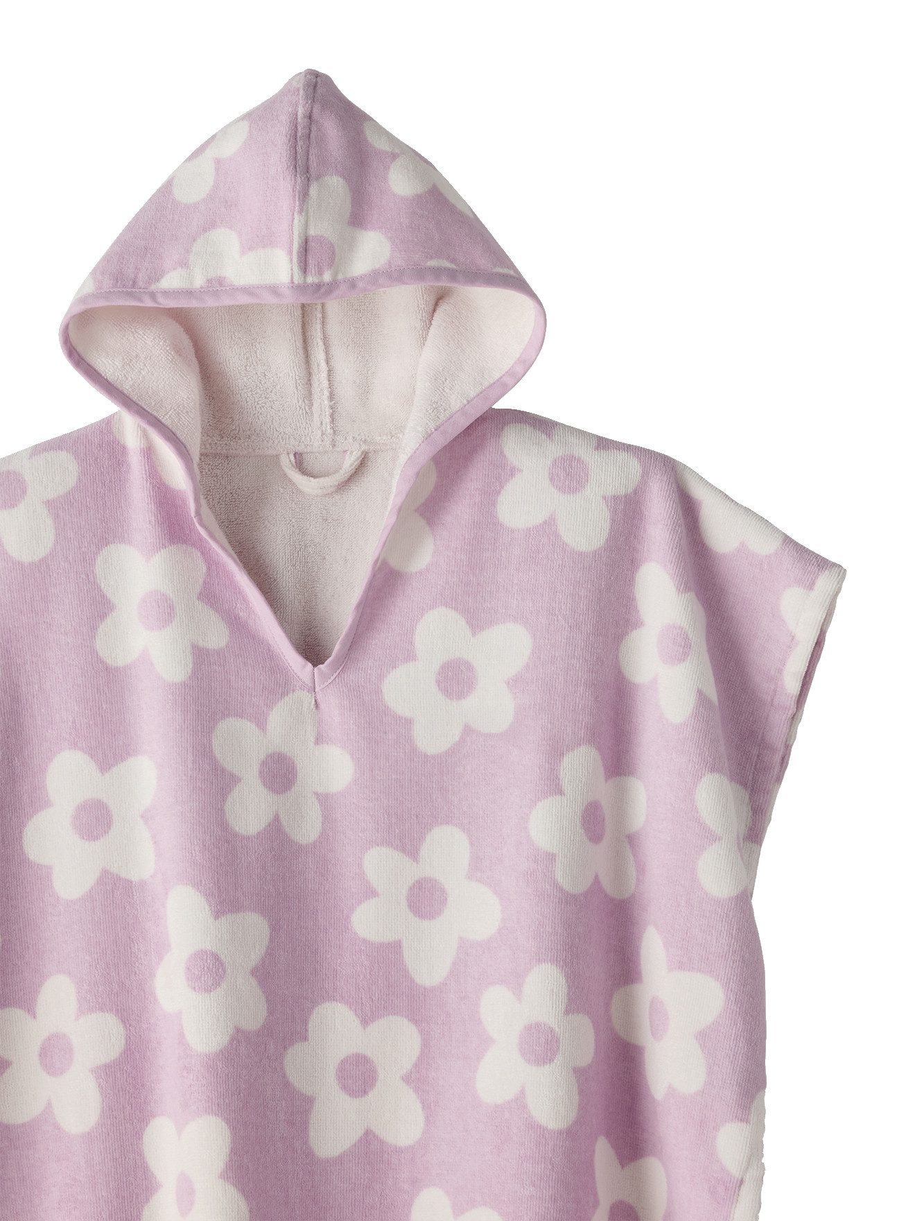 vertbaudet Badeponcho Kinder Badeponcho mit Recycling-Baumwolle, Recycelte Baumwolle