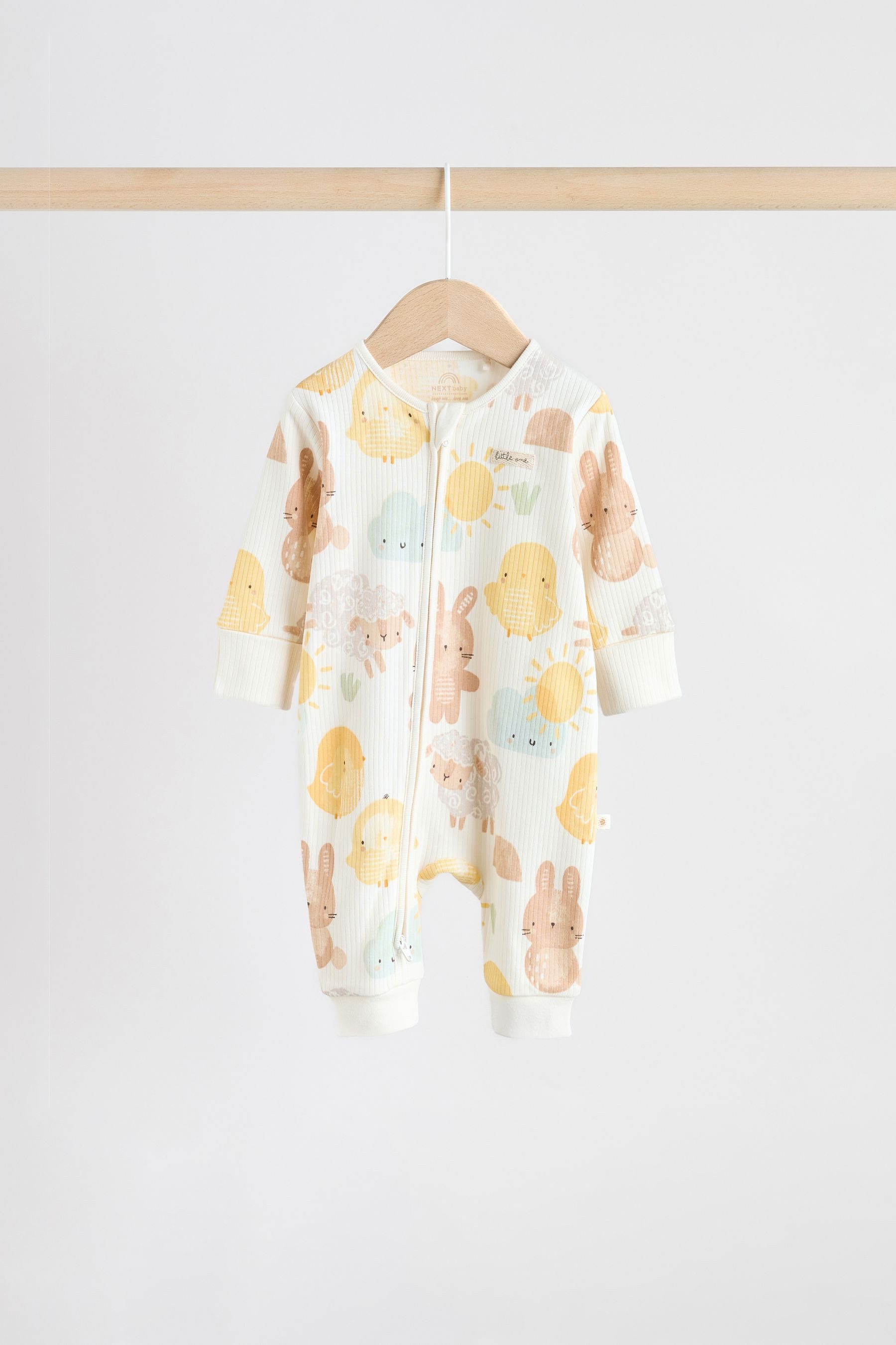 Next Schlafoverall Babyschlafanzüge mit Zweiwege-RV, 3er-Pack (3-tlg)