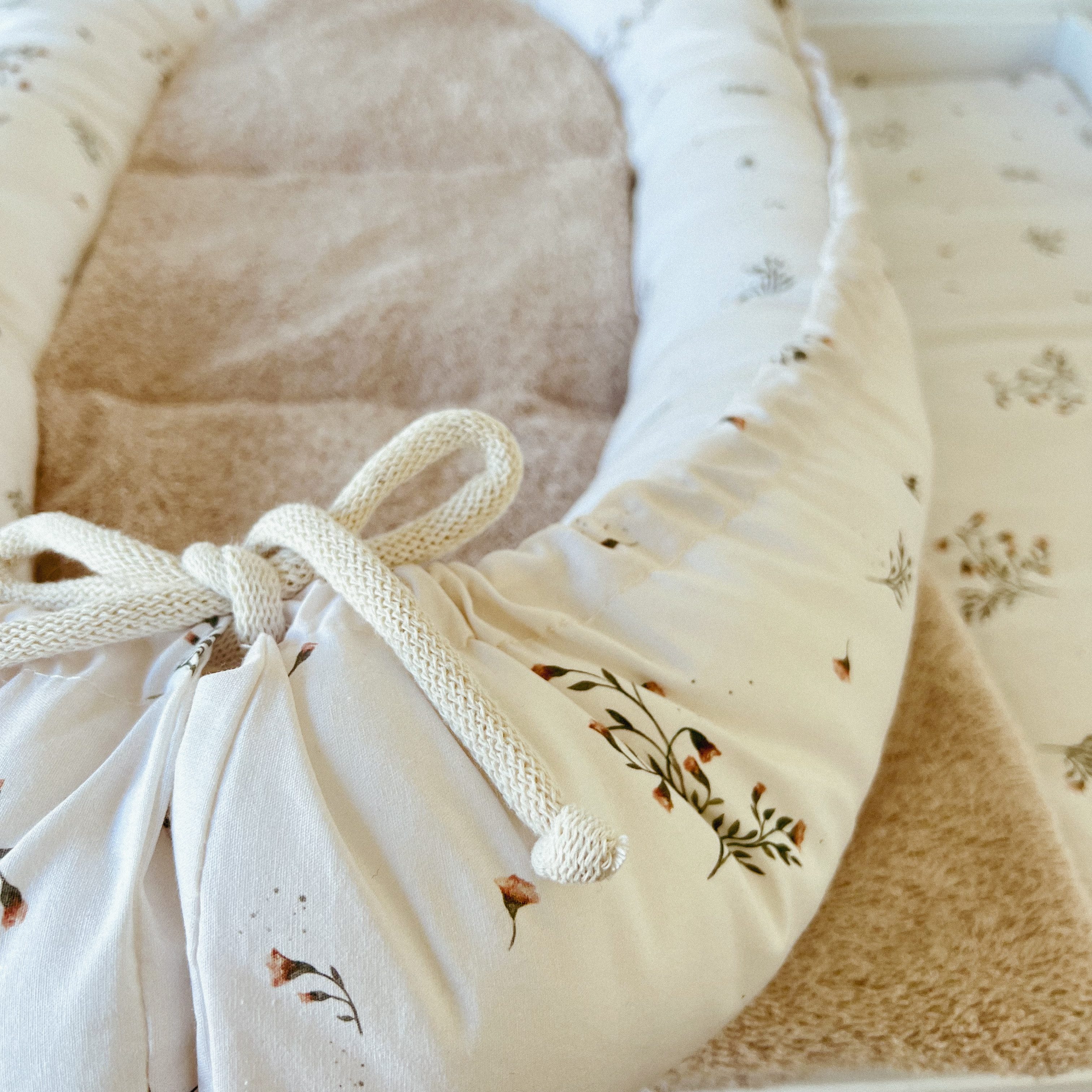 LittleANTunique Bettnestchen Nestchen Frühlingsblume I Babynest I Bettnestc günstig online kaufen