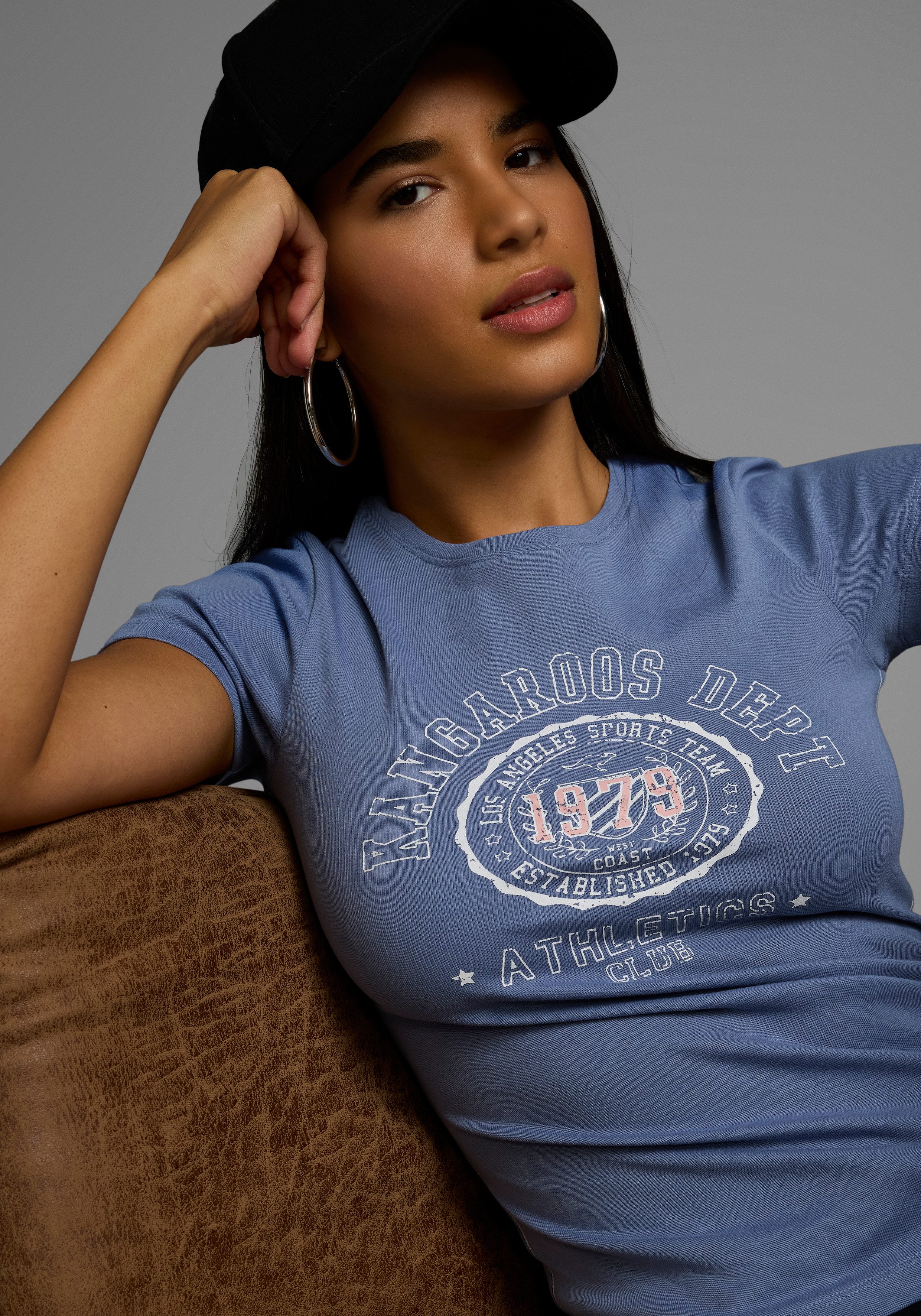KangaROOS T-Shirt mit sportlichem Druck