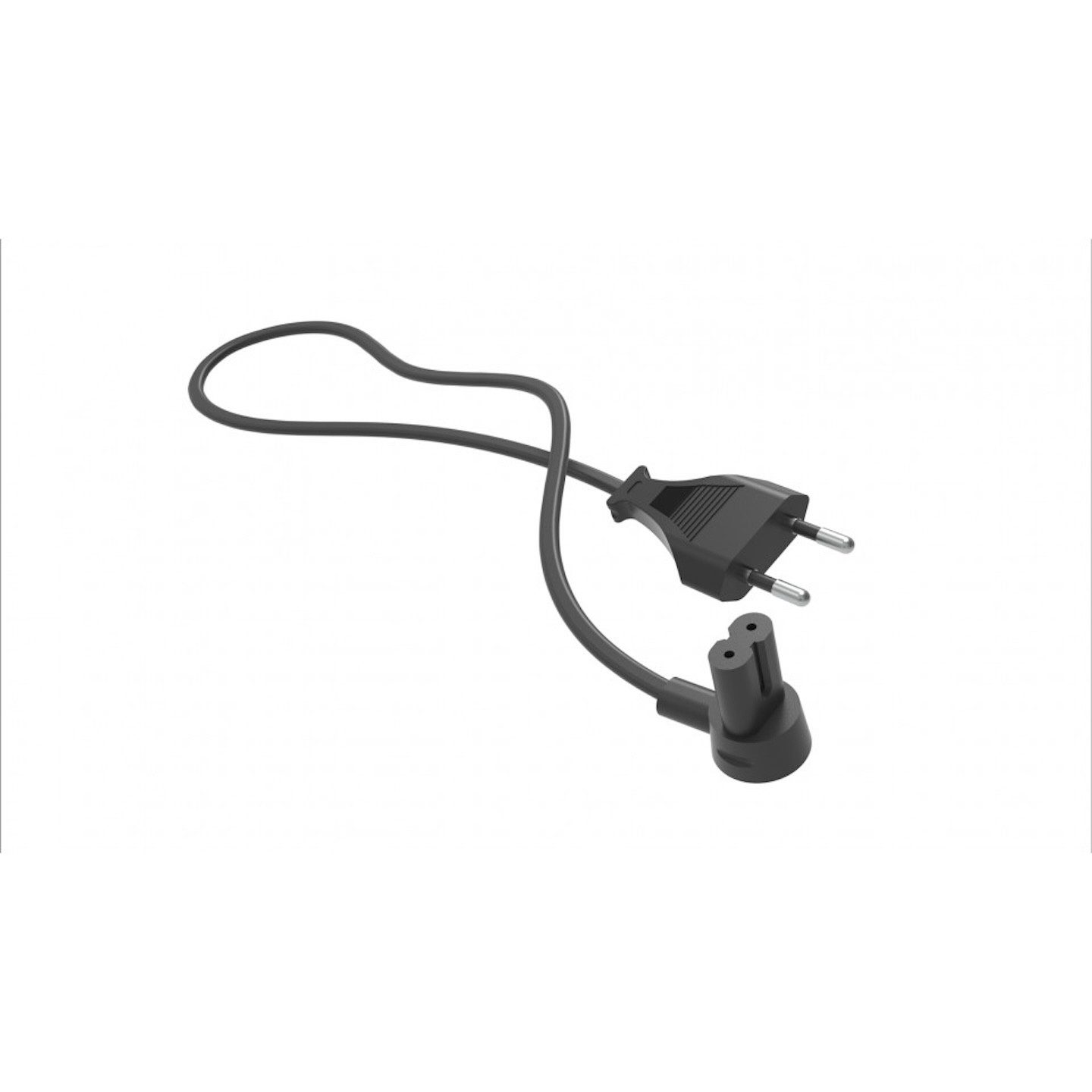 Flexson Flexson FLXE035M1021EU Netzkabel 35cm schwarz für Sonos Lautsprecher Audio-Kabel, Schutzkontaktstecker, für Sonos ERA/FIVE/ARC/BEAM/SUB (35 cm), verhindert Kabelsalat, passende Farbe zum Lautsprecher