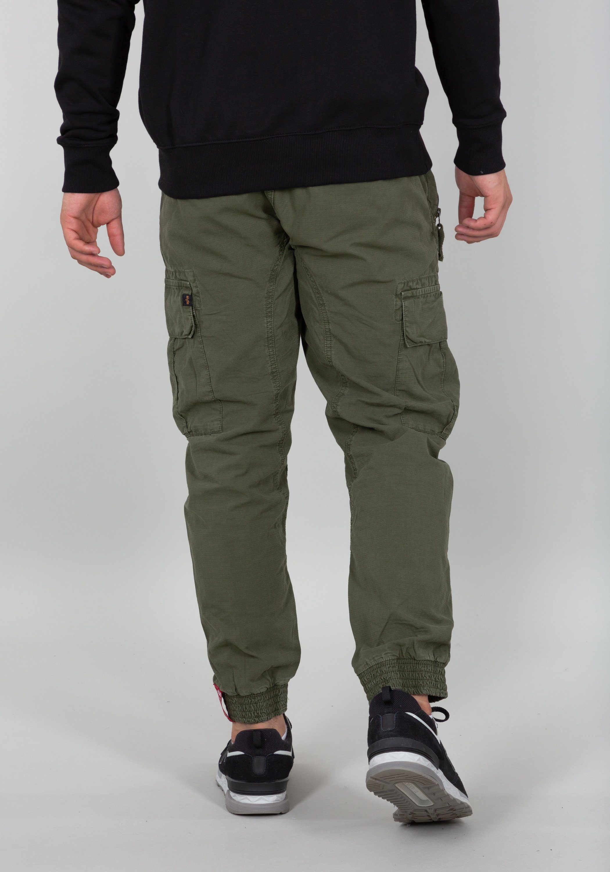 Alpha Industries Jogginghose - Men Jogger olive Alpha Cargo dark Pants Ripstop Industries