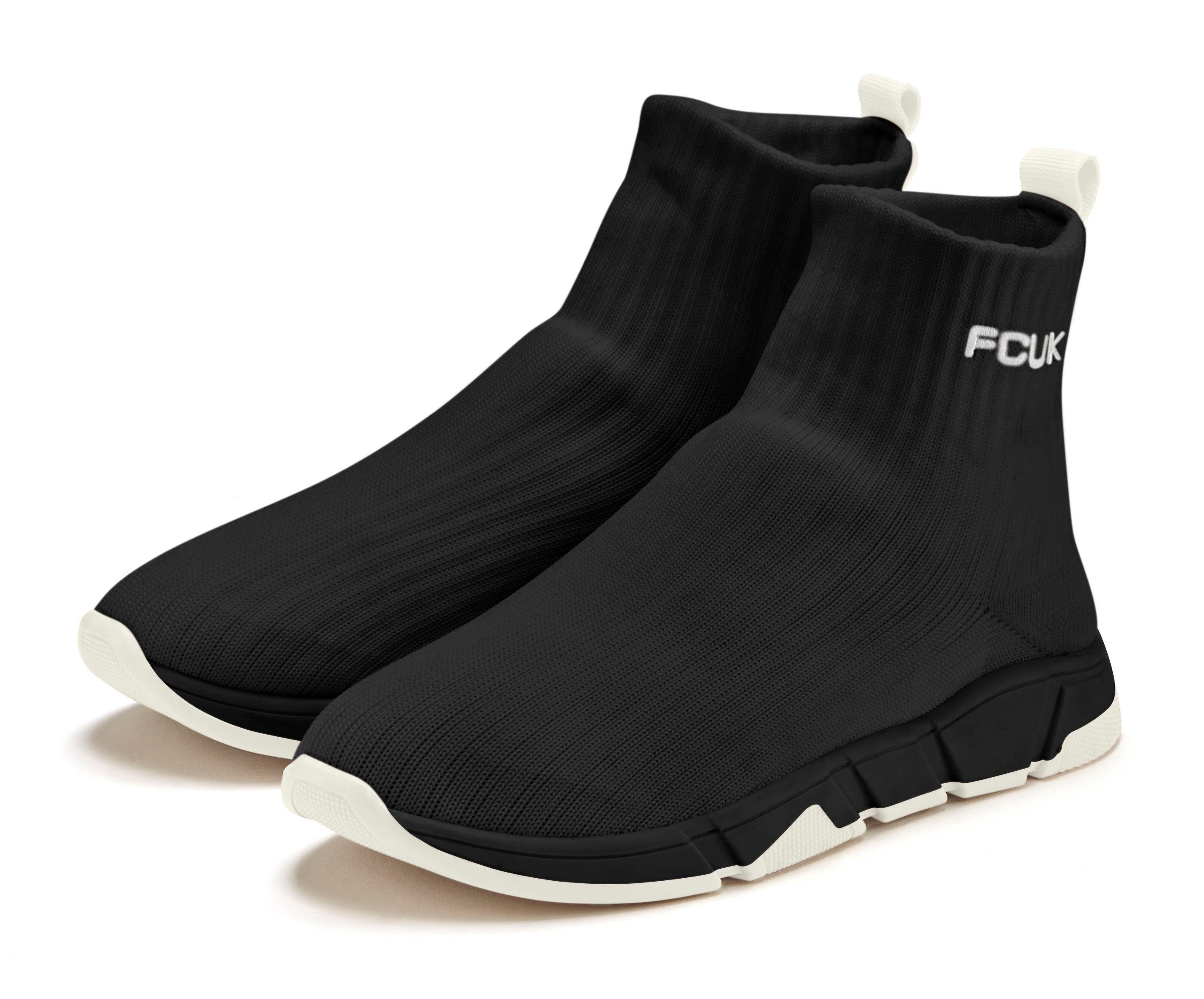 FCUK Кроссовки Freizeitschuh, Sock Кроссовки, High Top Кроссовки, Stiefelette, Halbschuh