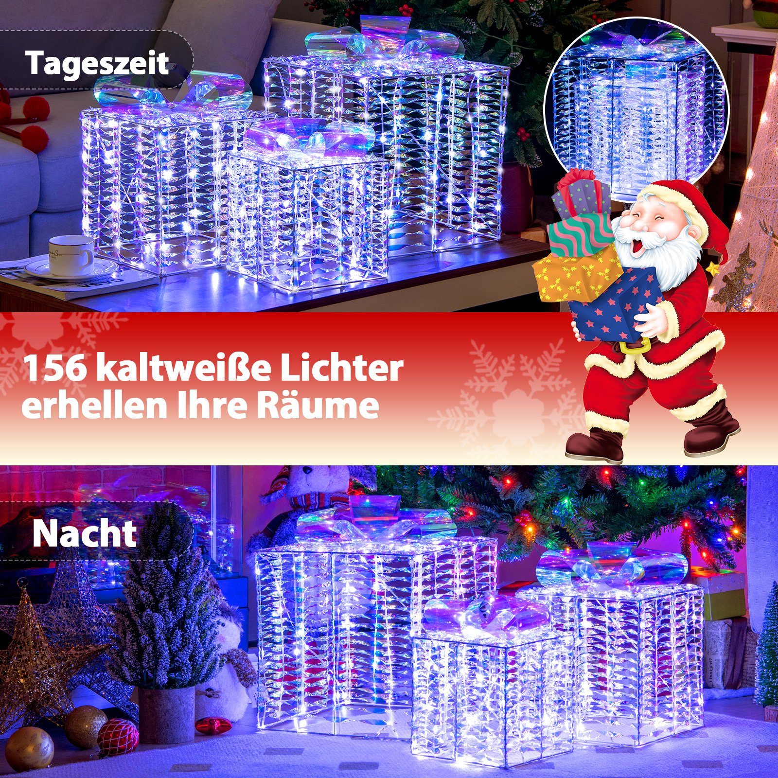 48-teiliges Weihnachts-Stifte-Set Mit Radiergummis – Geschenkidee Für Kinder, Schule & Büro