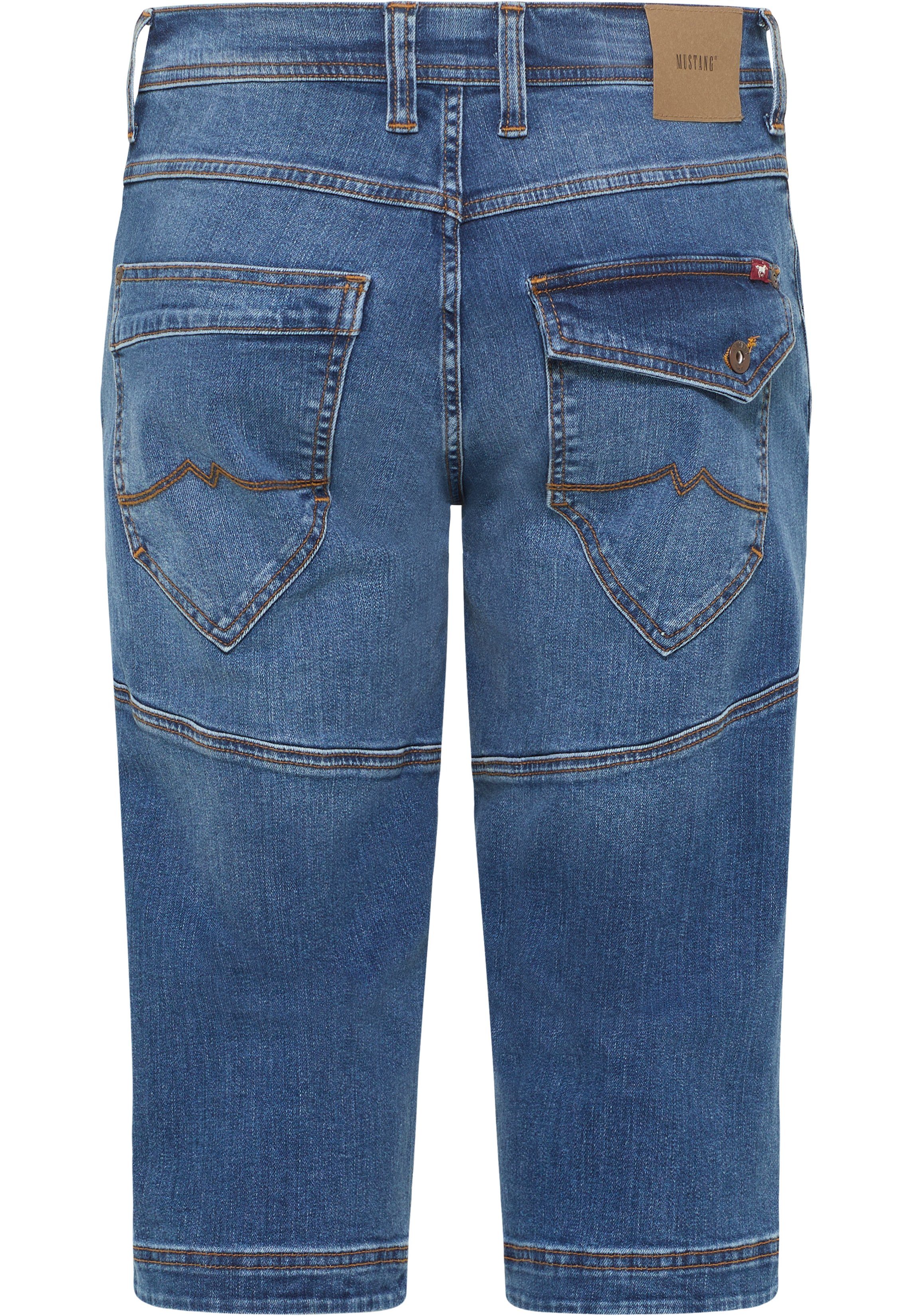 Style Jeansshorts MUSTANG Shorts Fremont blau-5000783