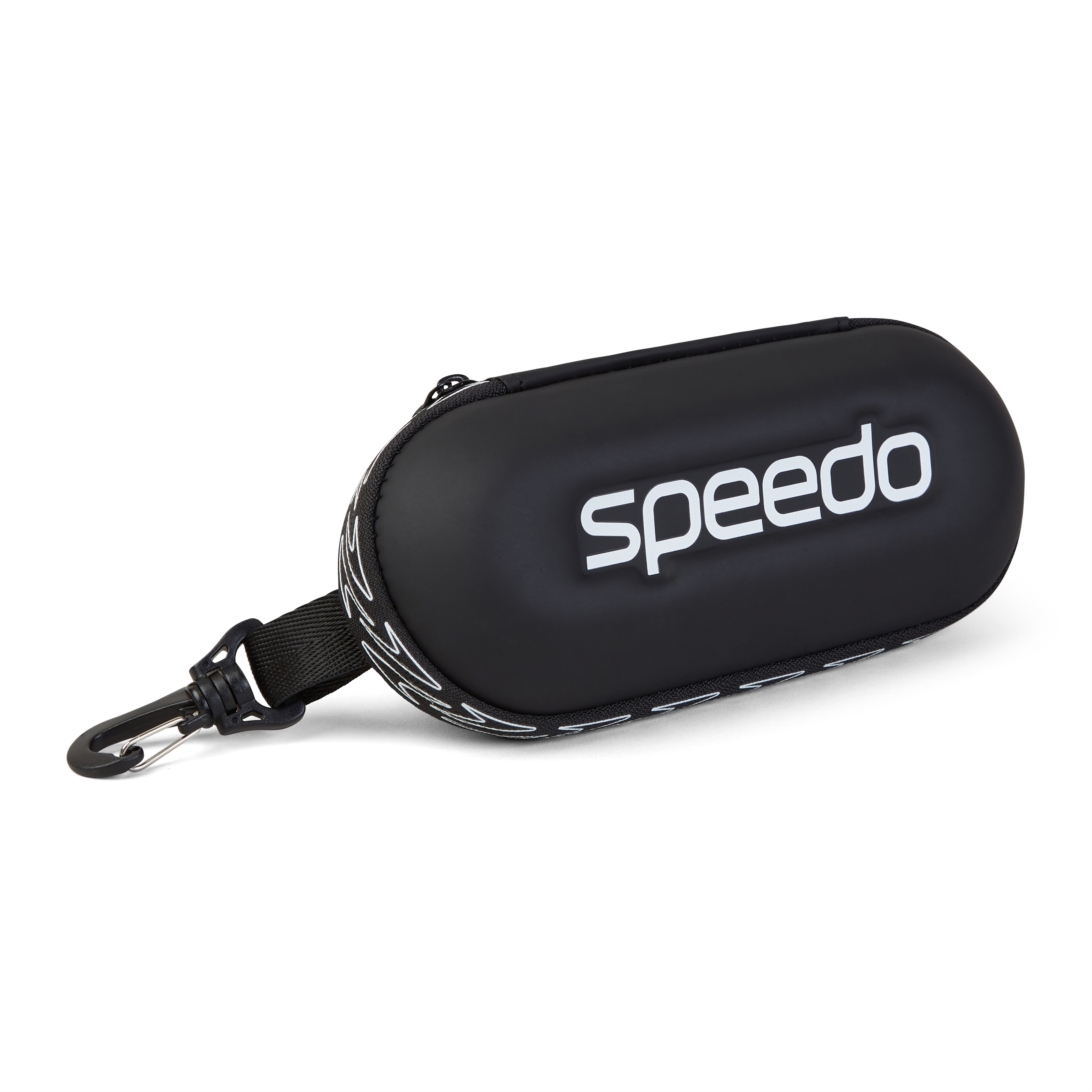 Speedo Brillenetui GOGGLES STORAGE BLACK, mit Abflusslöchern, für eine Speedo Schwimmbrille