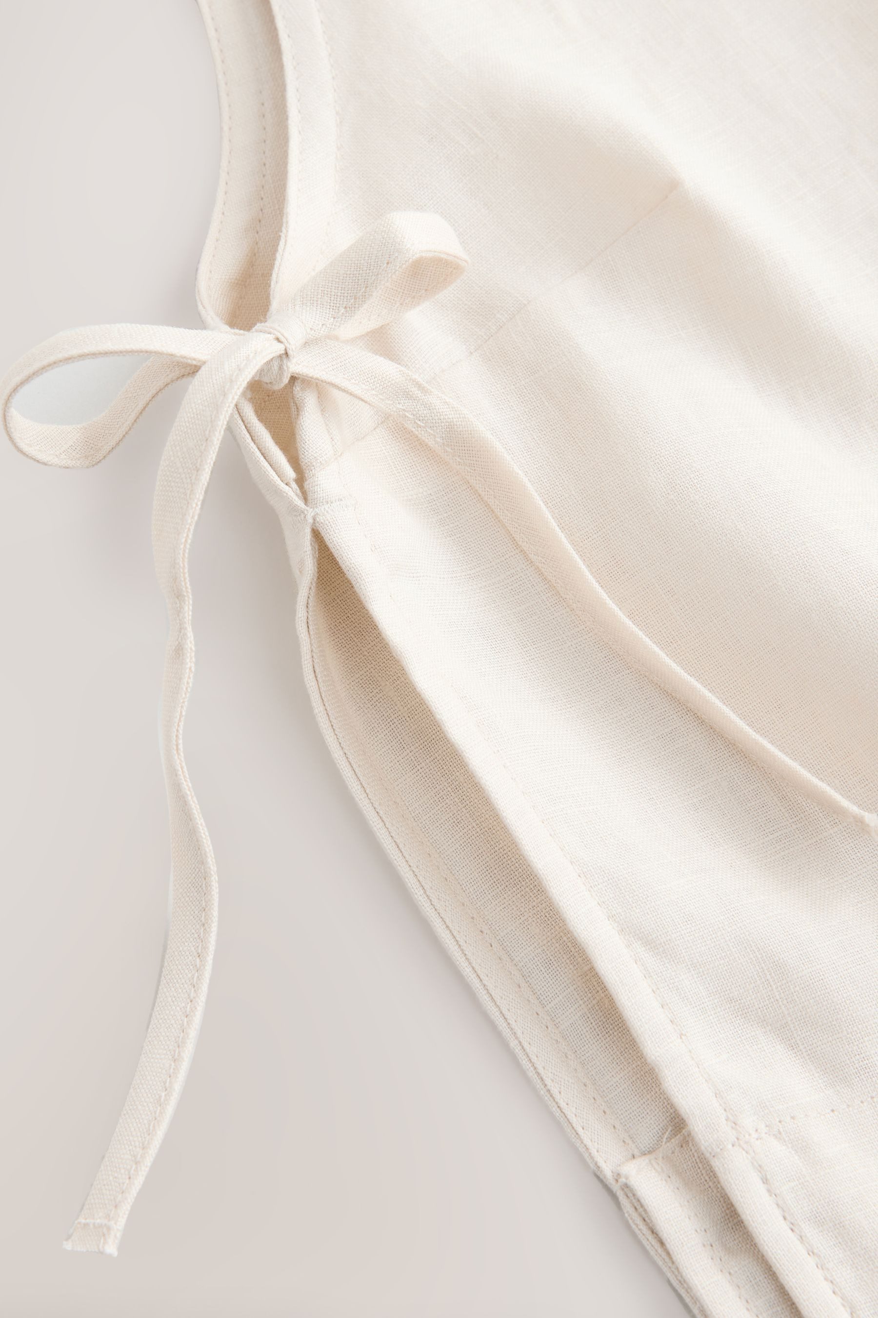 Next Crop-Top Top aus 100 % Leinen (1-tlg)