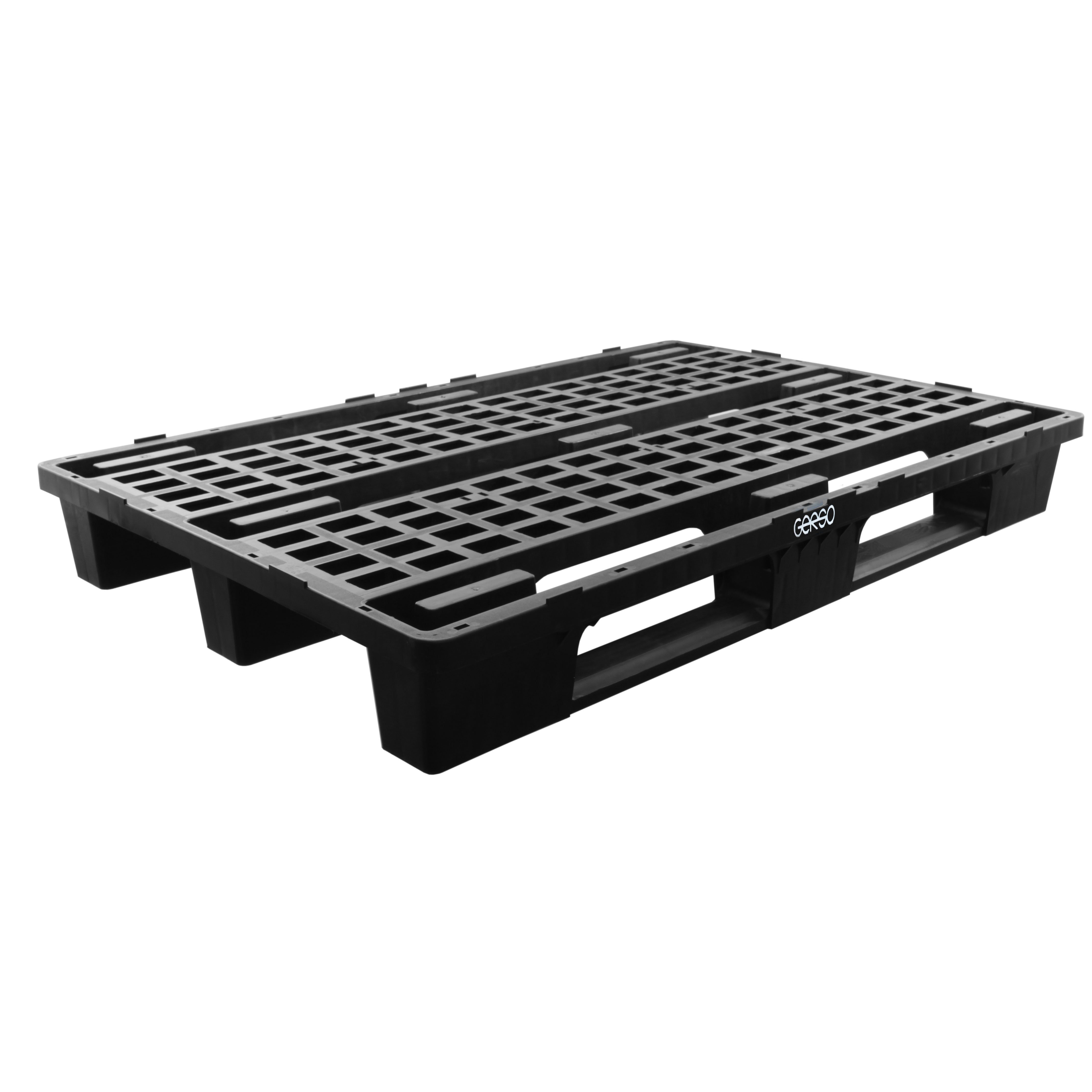 GERSO Dekopalette Kunststoffpalette geschlossen offen 120x80 Platik Tragkraft 4000kg