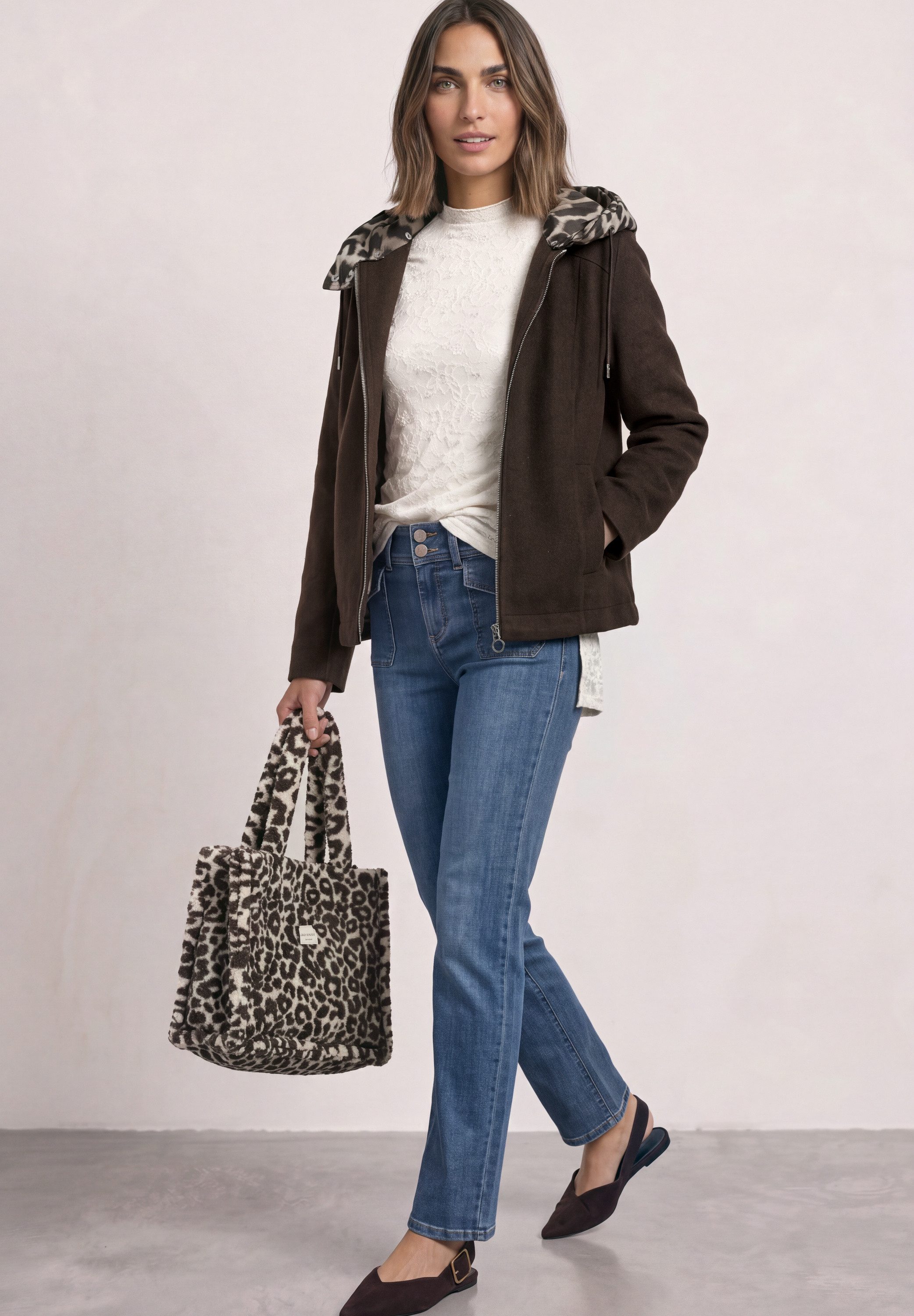 STREET ONE Kurzjacke mit abnehmbarer Kapuze – Bild 3 von 5