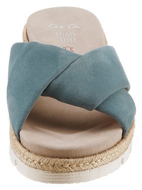 Ara JAMAIKA Pantolette, Plateau, Sommerschuh, Schlappen in bequemer Schuhweite G (weit)