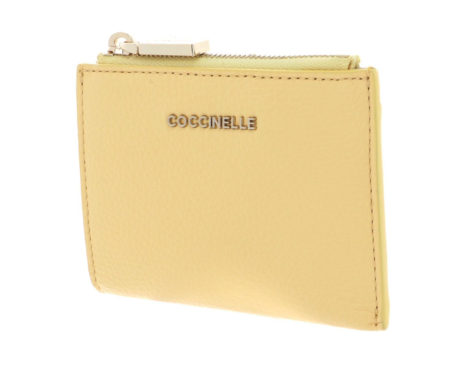 COCCINELLE Geldbörse Metallic Soft Sorbet Yellow