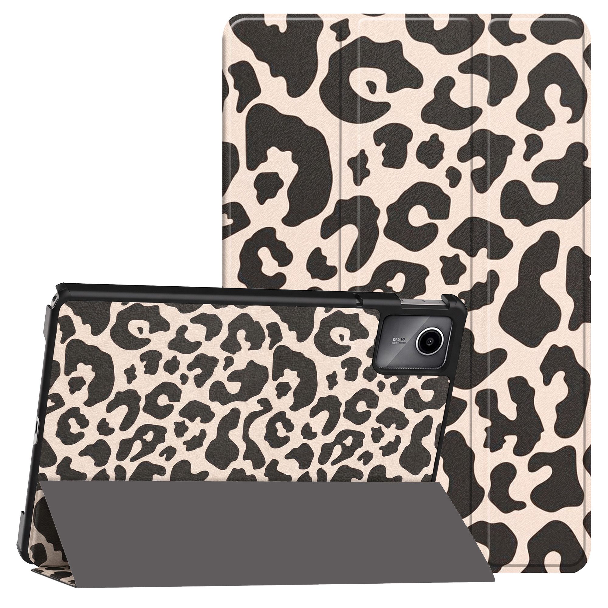 imoshion Tablet-Mappe imoshion Design Trifold Klaphülle Lenovo Tab M11 - Leopard