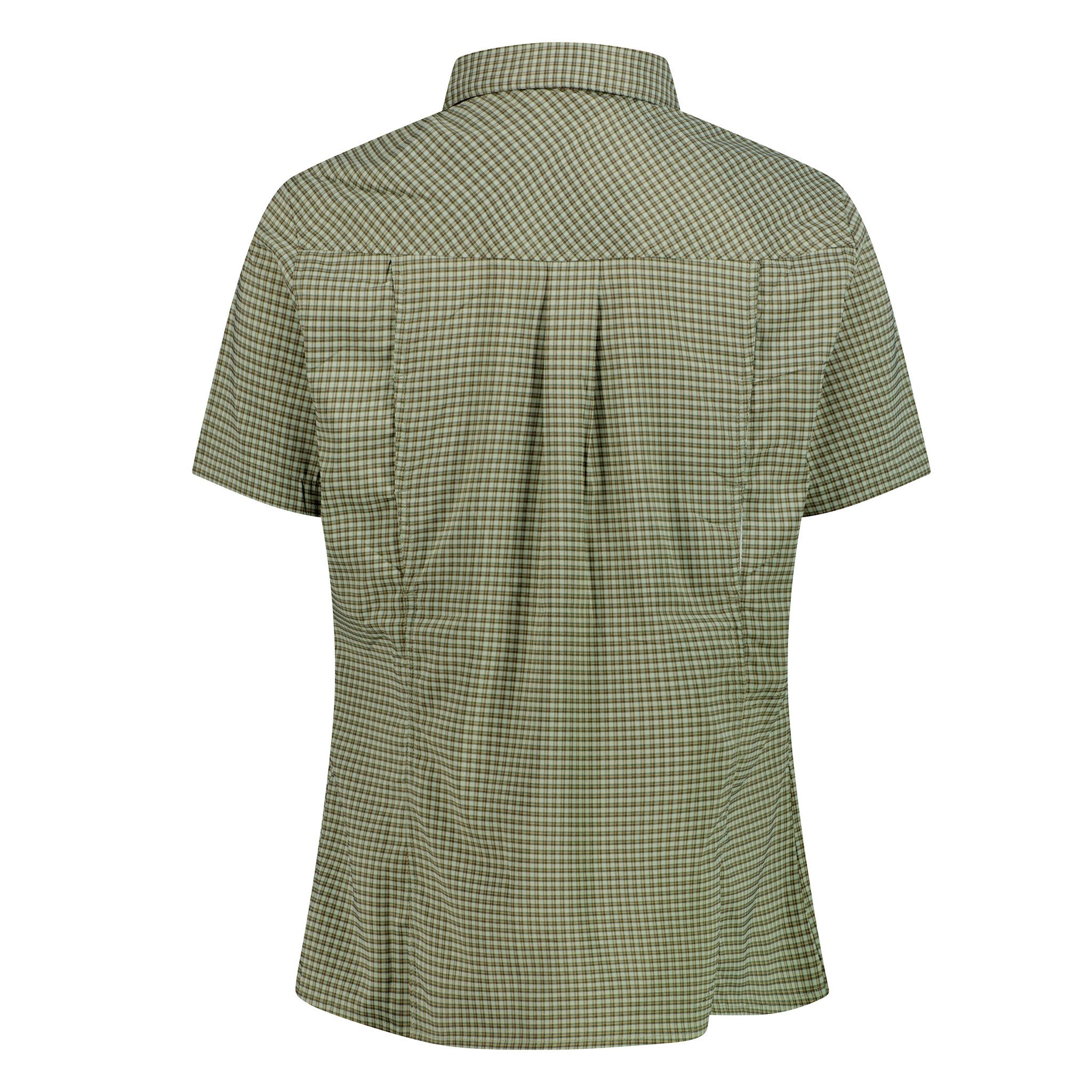 CMP Outdoorbluse Tech Shirt Button-Up mit Markendetails