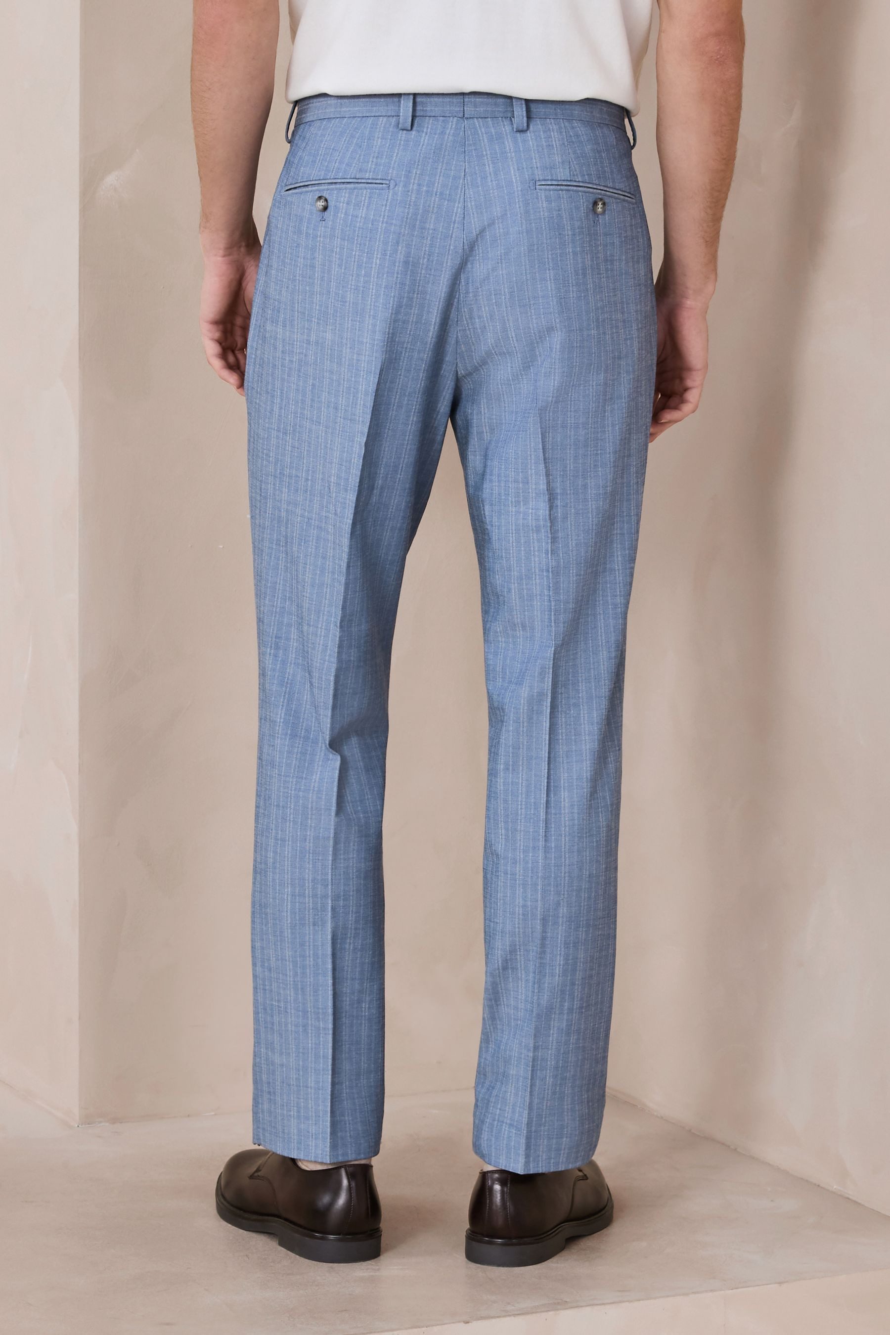 Next Anzughose Slim Fit Anzughose mit Streifen (1-tlg)